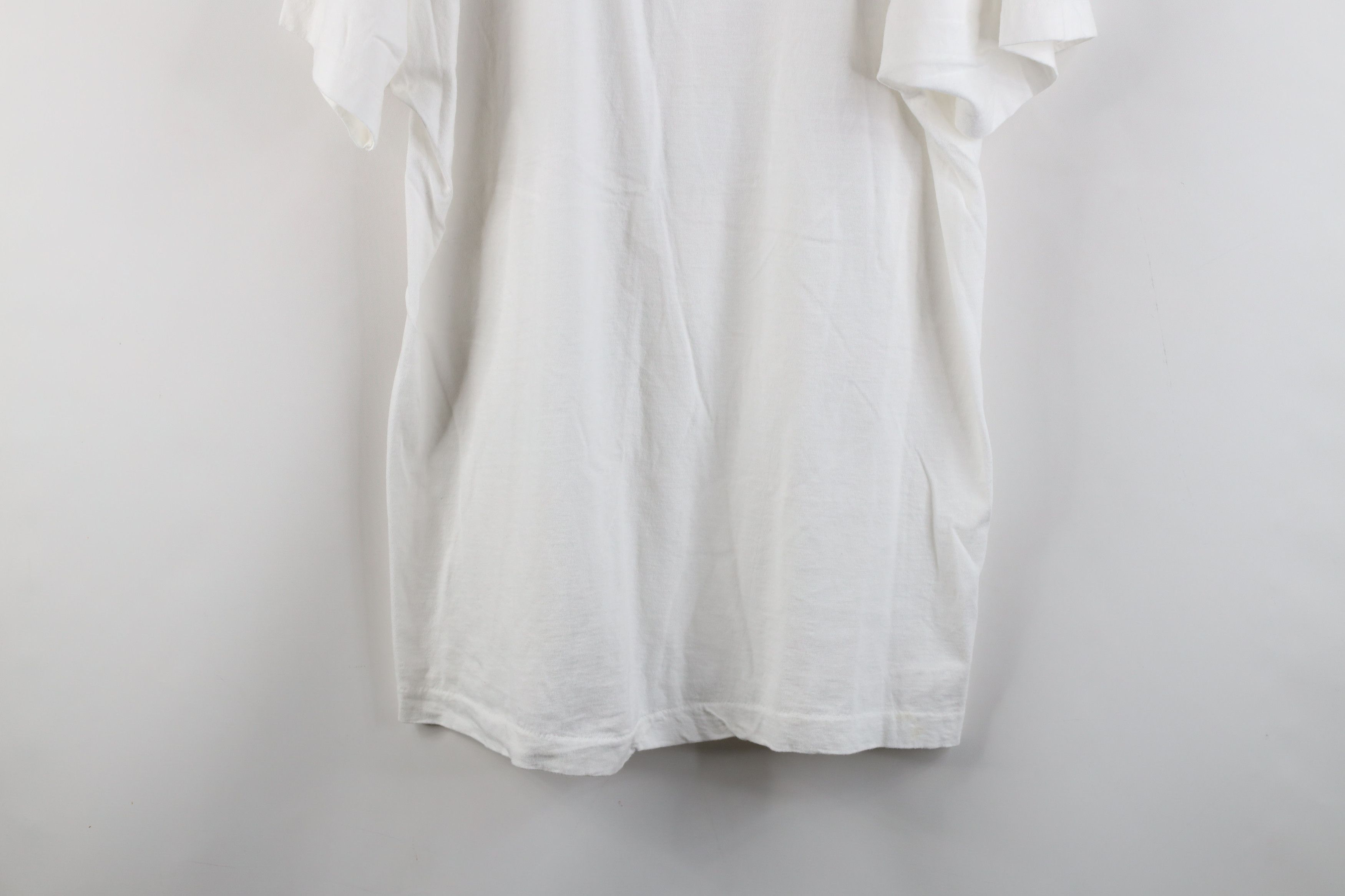 Vintage Vintage 90s Streetwear Cotton Short Sleeve T-Shirt White USA Size US XL / EU 56 / 4 - 3 Thumbnail