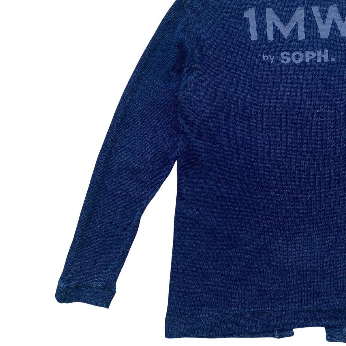Sophnet. ‼️LAST DROP‼️1MW by SOPHNET. x GU indigo-dyed knit Cardigan Size US L / EU 52-54 / 3 - 12 Thumbnail