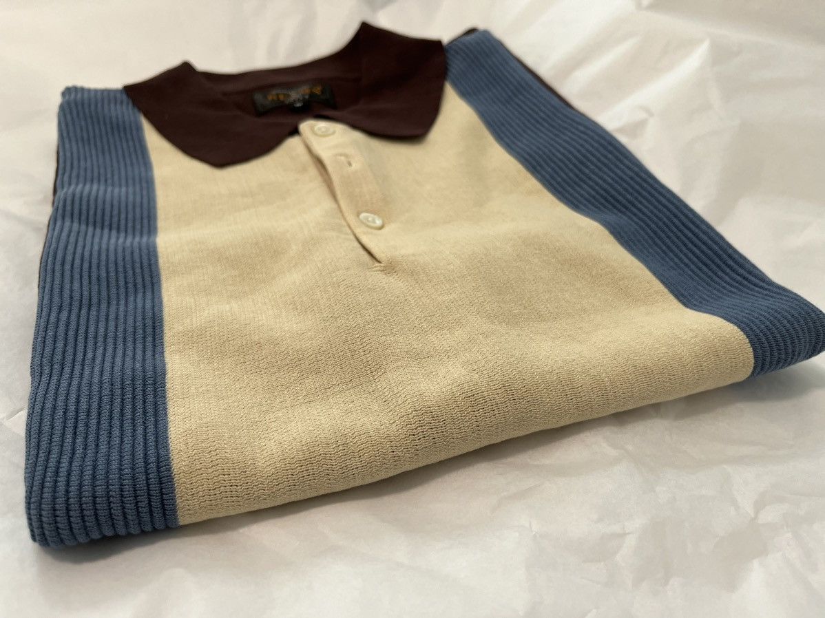 Beams Plus Beams Plus Knit Polo (Stripe) - Brown Size US M / EU 48-50 / 2 - 15 Thumbnail