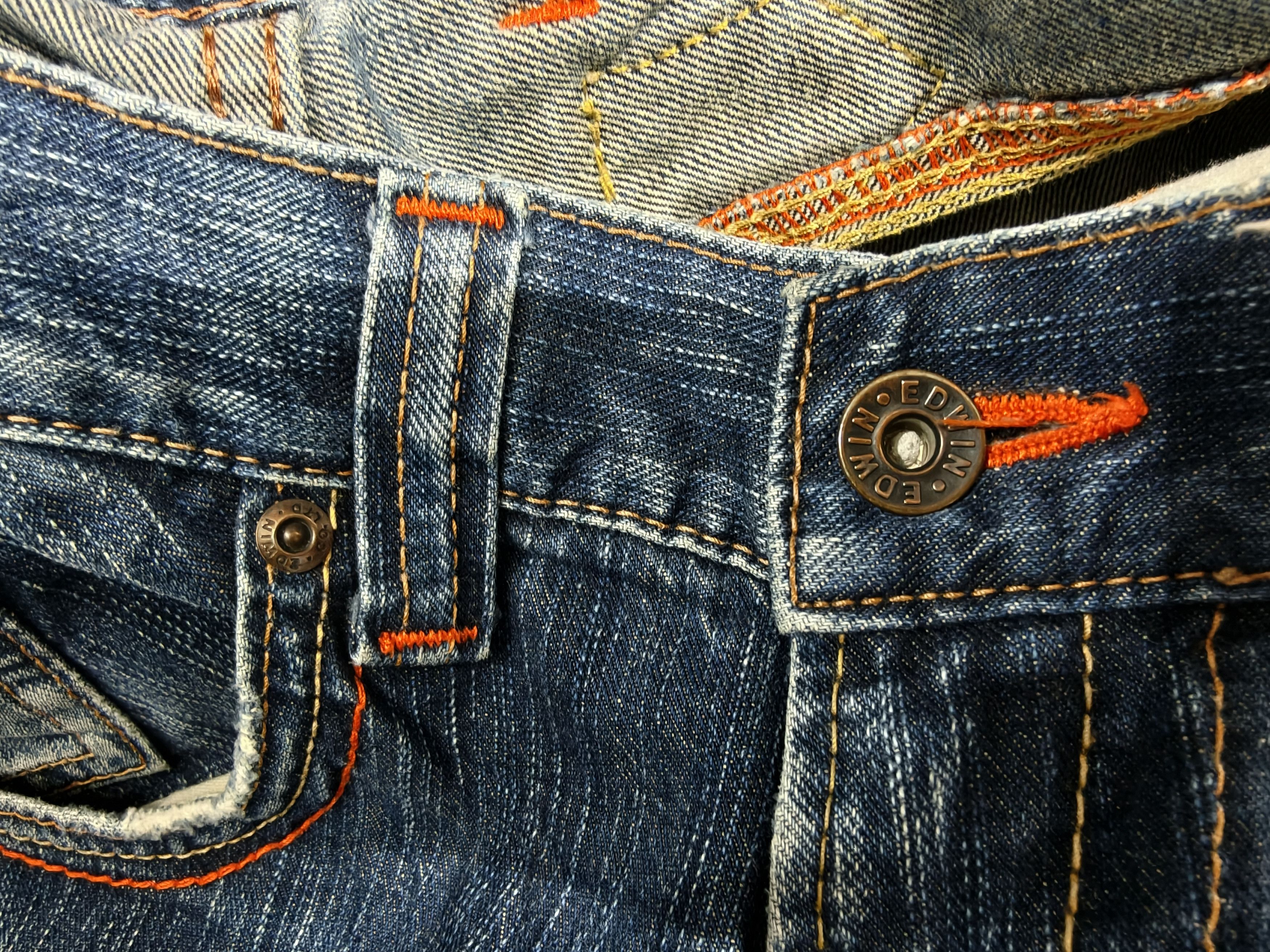 Edwin Vtg🔥EDWIN XV-S🔥Exclusive Model Jeans RaRe‼️ Size US 34 / EU 50 - 8 Thumbnail