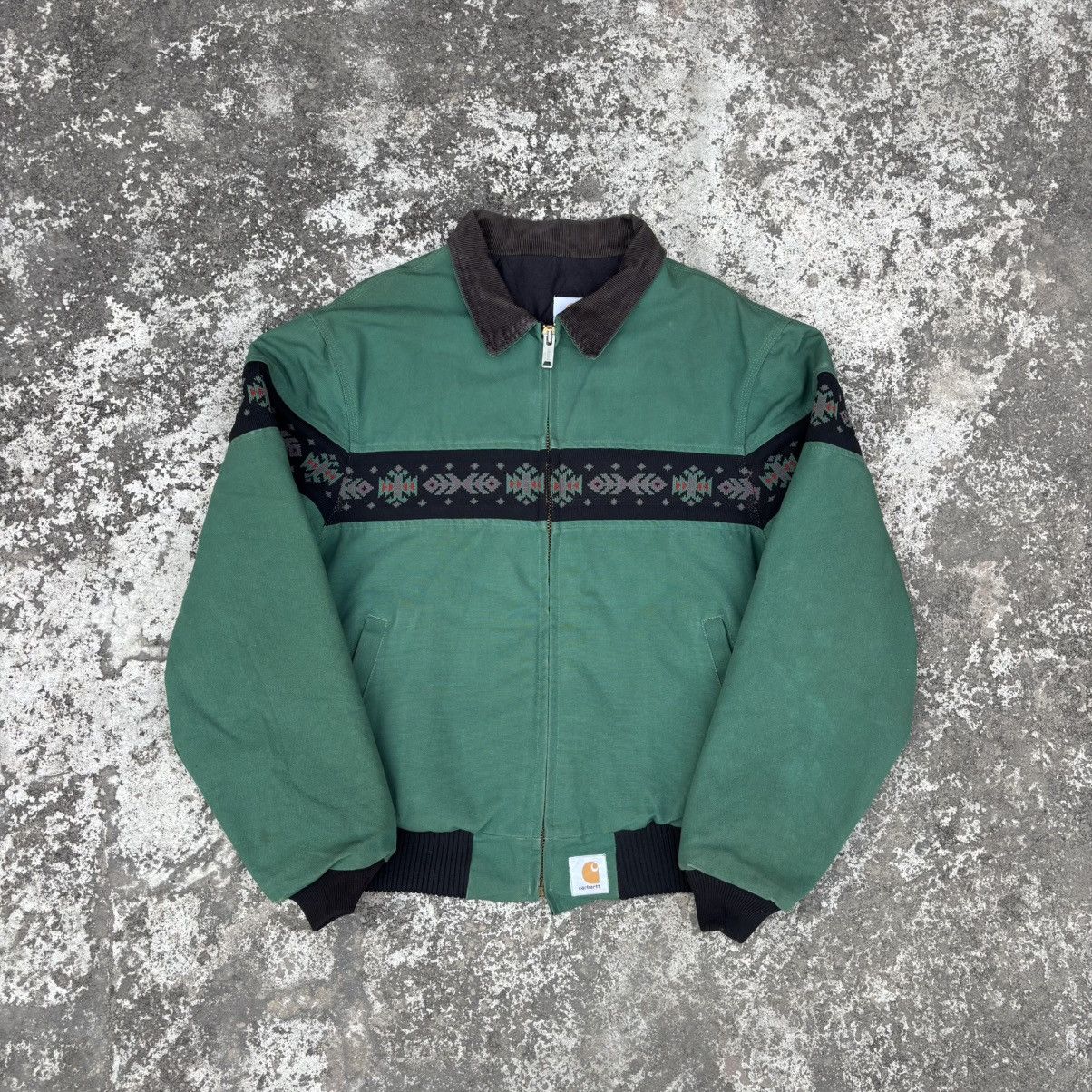 Carhartt Rare💥Vintage Carhartt Aztec Santa fe jacket (1994) Size US XL / EU 56 / 4 - 1 Thumbnail