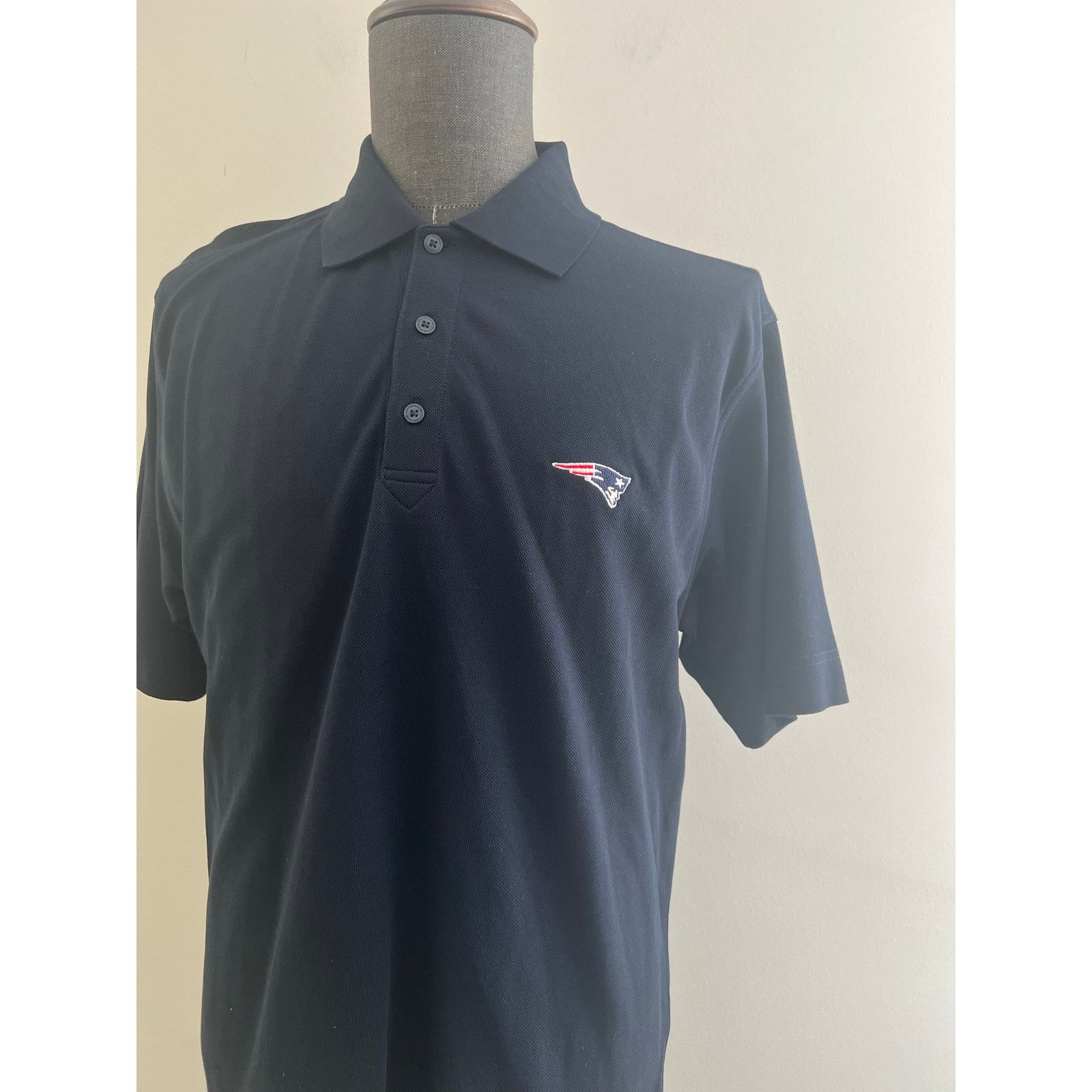 Cutter & Buck Cutter & Buck New England Patriot's Football Polo Shirt Navy Size US M / EU 48-50 / 2 - 2 Thumbnail