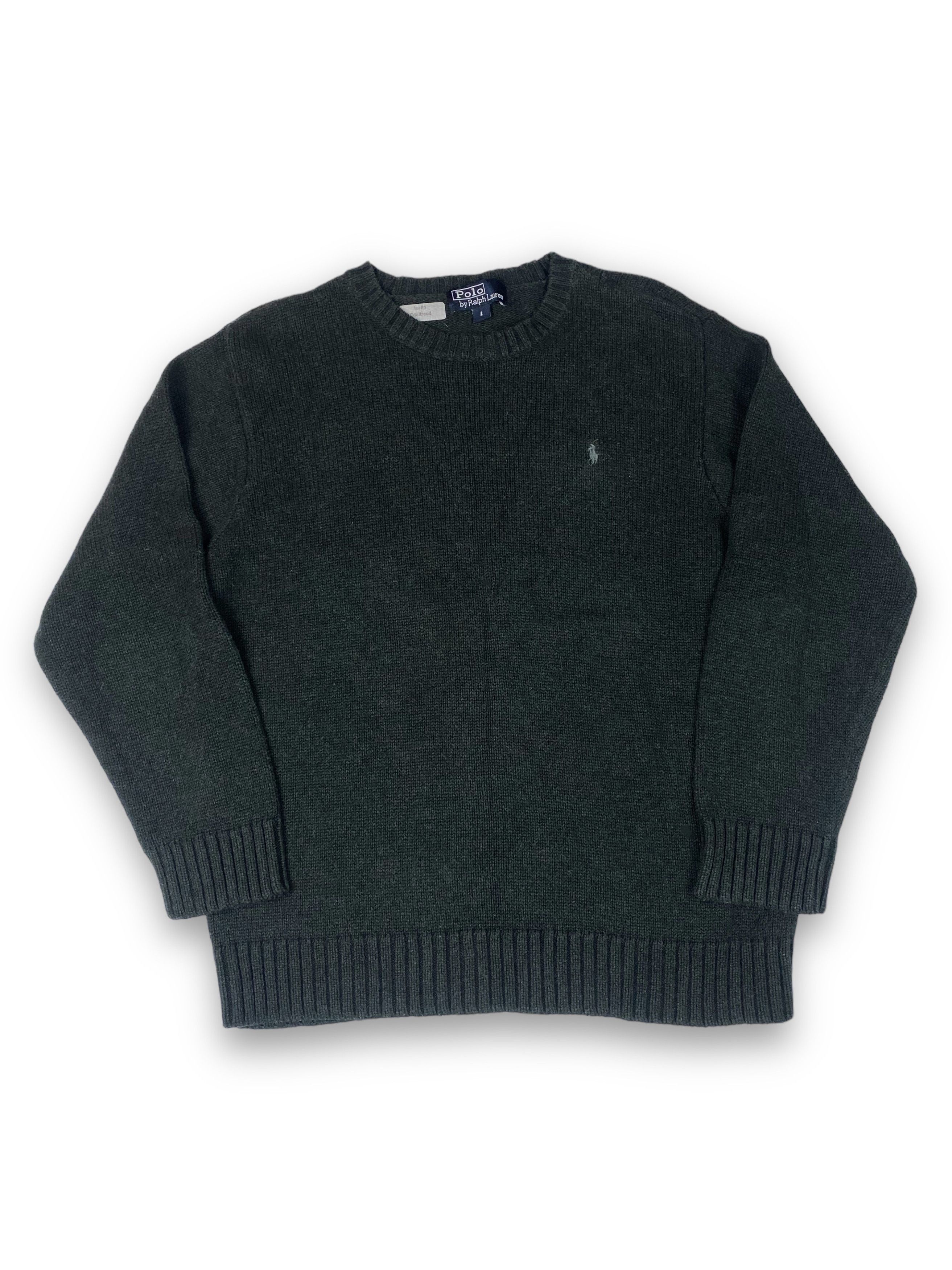 Polo Ralph Lauren Vintage POLO RALPH LAUREN Grey Graphite Thick Sweater M592 Size US S / EU 44-46 / 1 - 1 Thumbnail