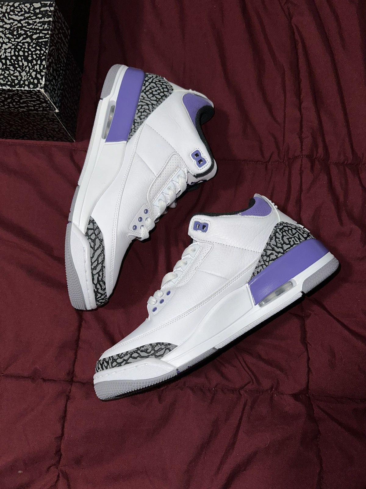 Jordan Brand Jordan 3 DARK IRIS👾 Size US 10.5 / EU 43-44 - 3 Thumbnail