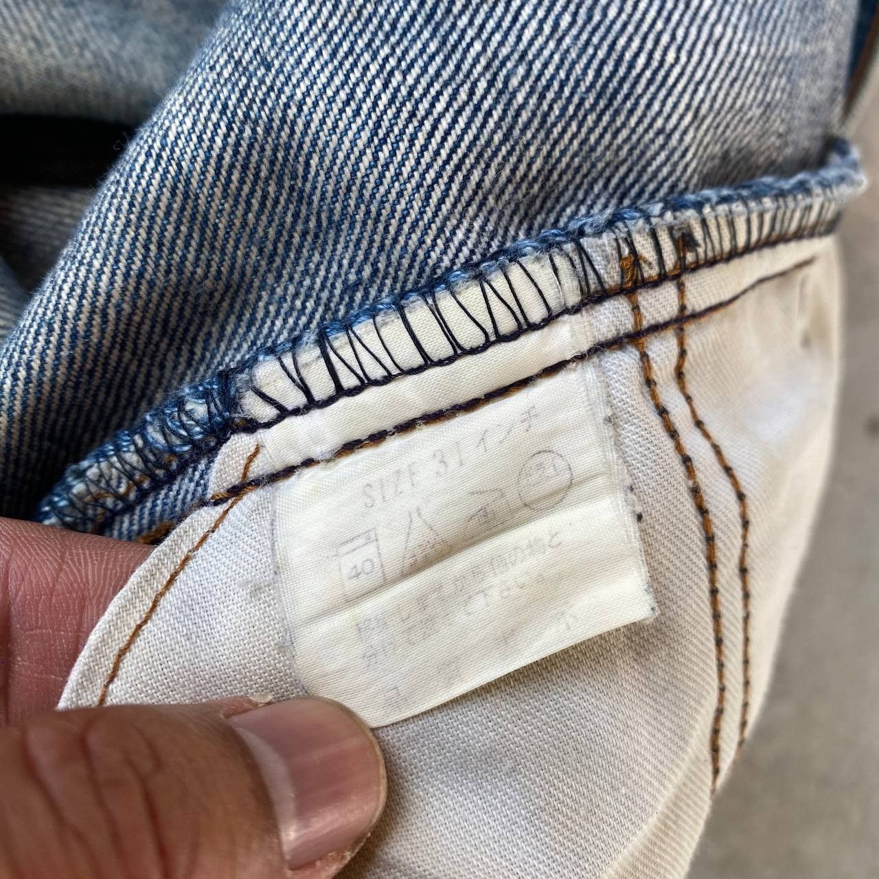 Levi's Vintage Clothing W30X30 VINTAGE LEVIS 508 JAPAN MUDWASH GRUNGE DISTRESSED Size US 30 / EU 46 - 17 Thumbnail