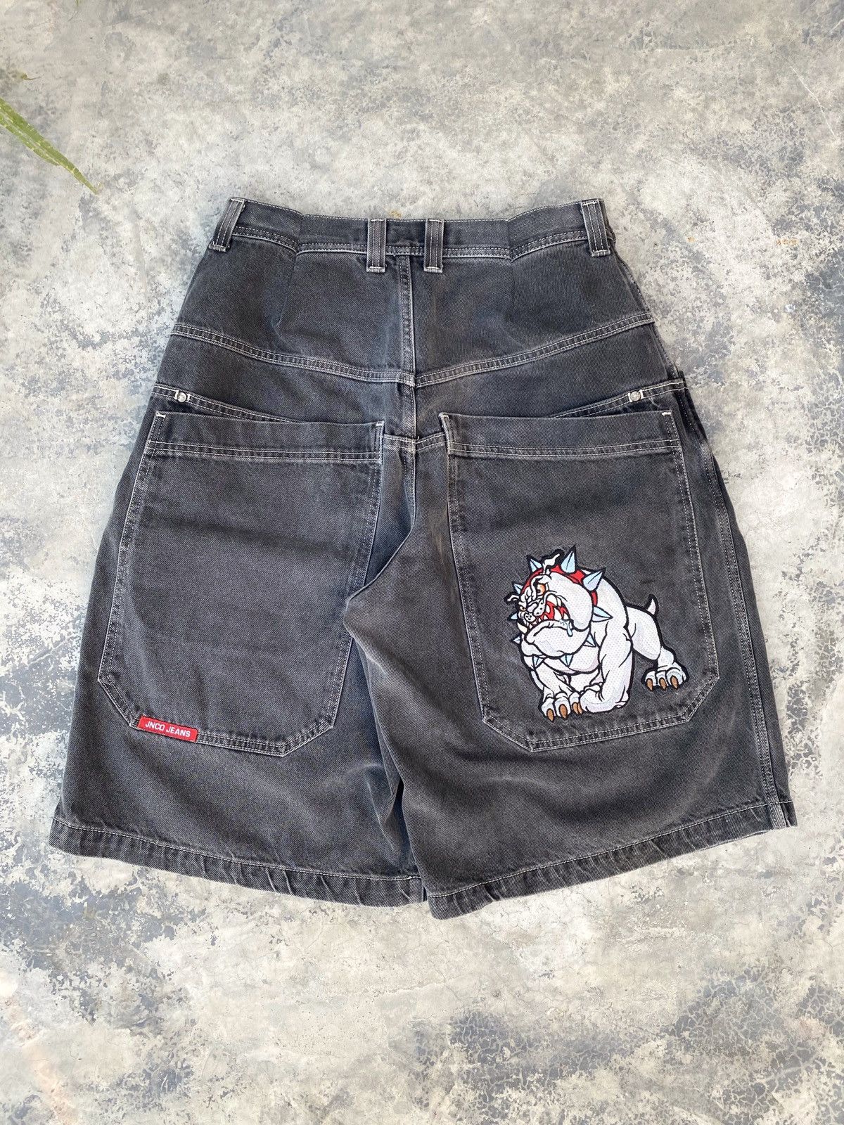 90s Vintage Jnco jean shorts Funktion Flux good Size 33 USA Urban