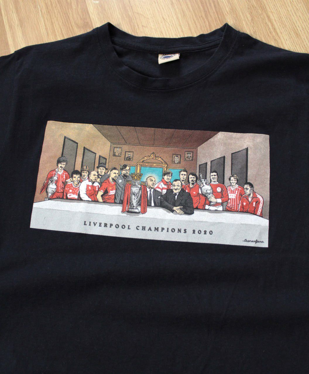 Other 🔥 Rare Liverpool Champions 2020 T Shirt Club Transalpino Size US L / EU 52-54 / 3 - 3 Thumbnail