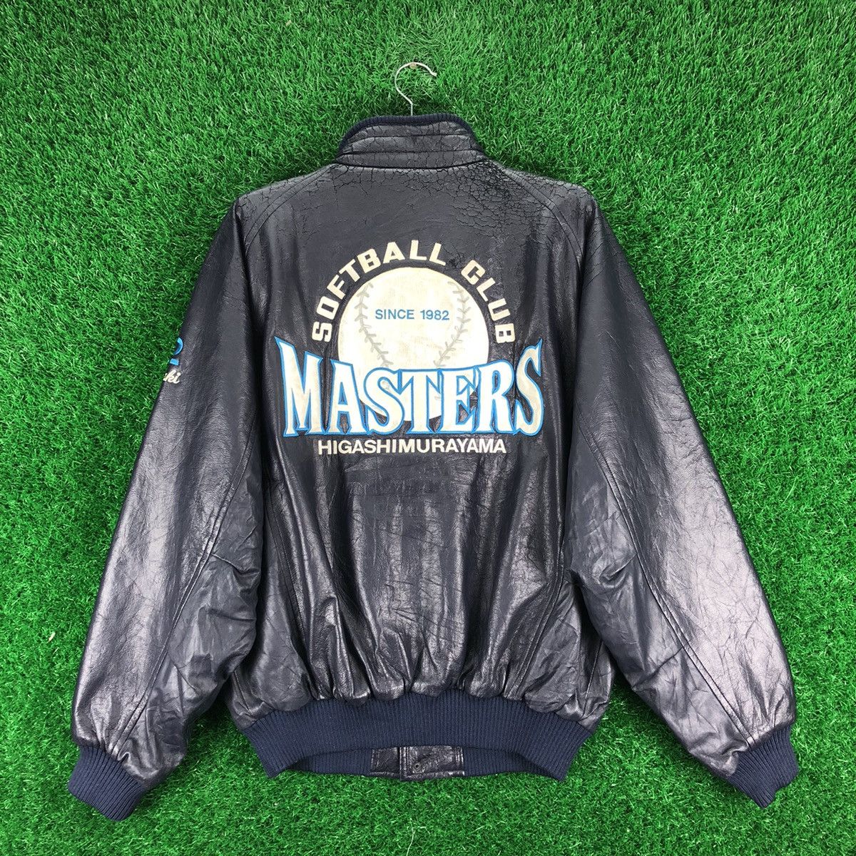 Japanese Brand Vintage 90's Softball Club Masters Higashimurayama Jacket Size US L / EU 52-54 / 3 - 1 Thumbnail