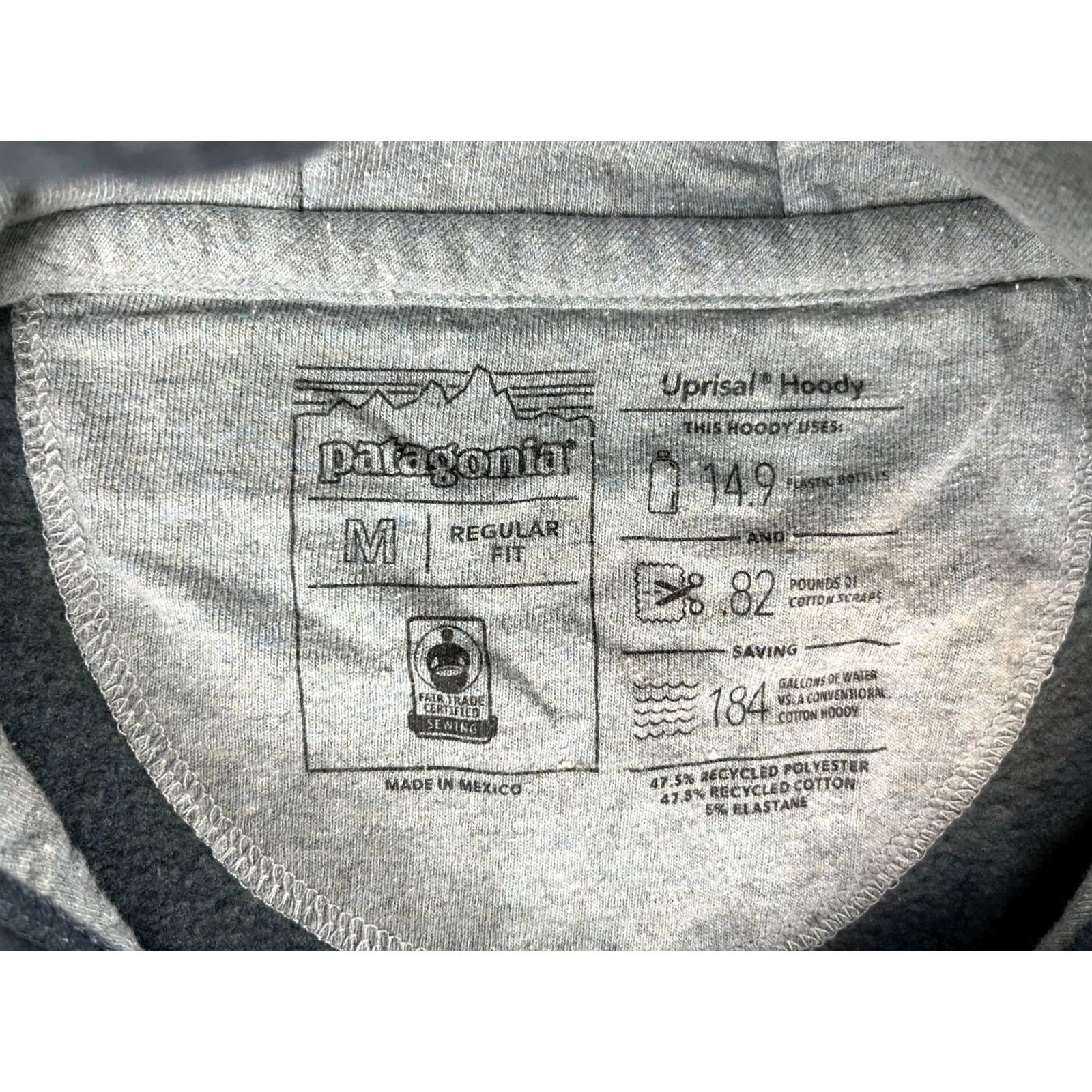 Patagonia Patagonia Women's Fitz Roy Bear Uprisal Hoody 39556 M Blue Logo Hooded Pullover Modern Outdoor Hiking Activewear Shirt? Size M / US 6-8 / IT 42-44 - 7 Thumbnail