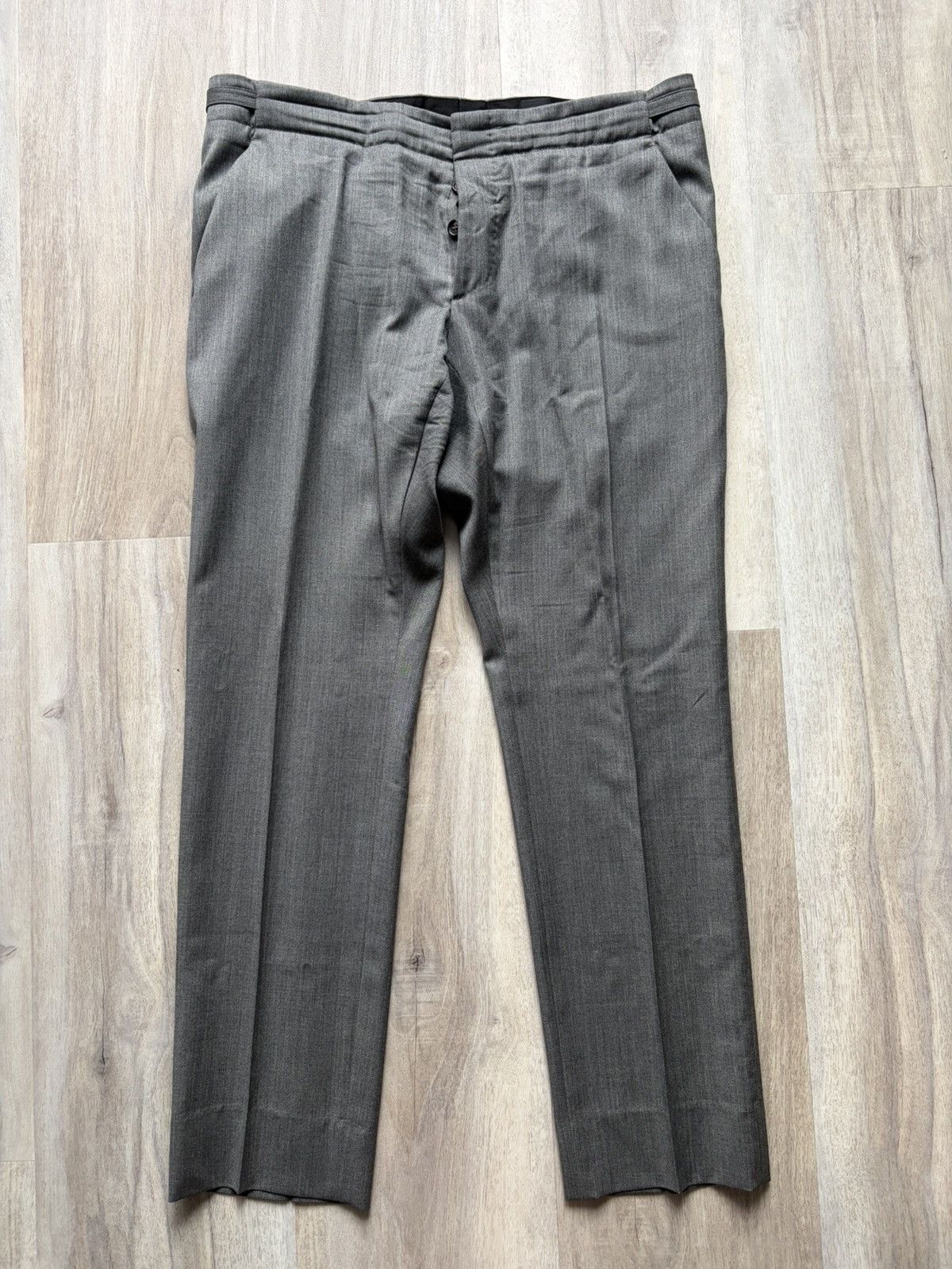 Alexander McQueen Alexander Mcqueen 2007 Grey Double Button Suit Size 42R - 7 Thumbnail