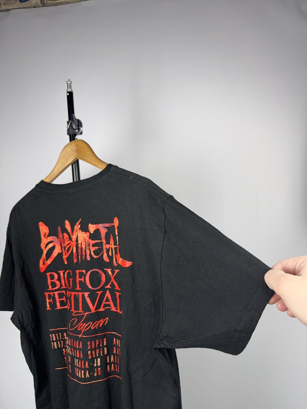 Band Tees Babymetal Big Fox Festival Japan 2017 Tour Rock Tee XXL Size US XXL / EU 58 / 5 - 17 Thumbnail