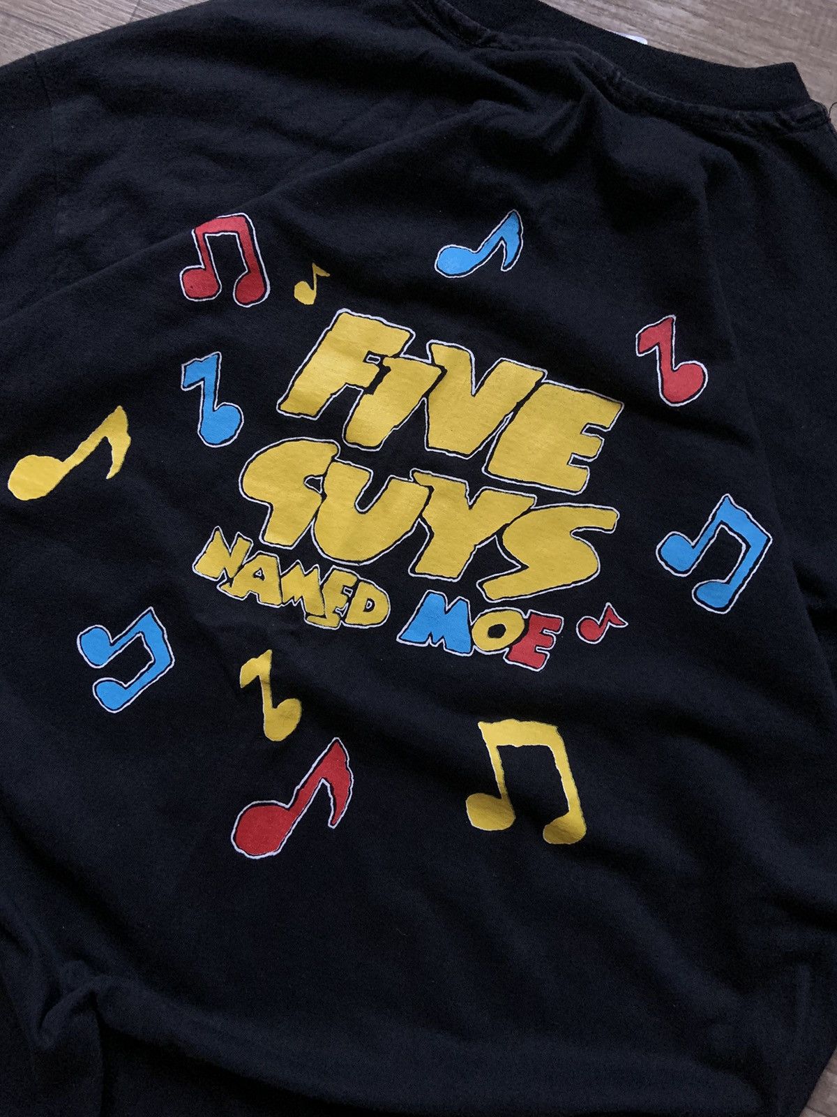 Band Tees × Vintage vintage 1990 five guys named moe all over print jazz tee Size US XL / EU 56 / 4 - 7 Thumbnail