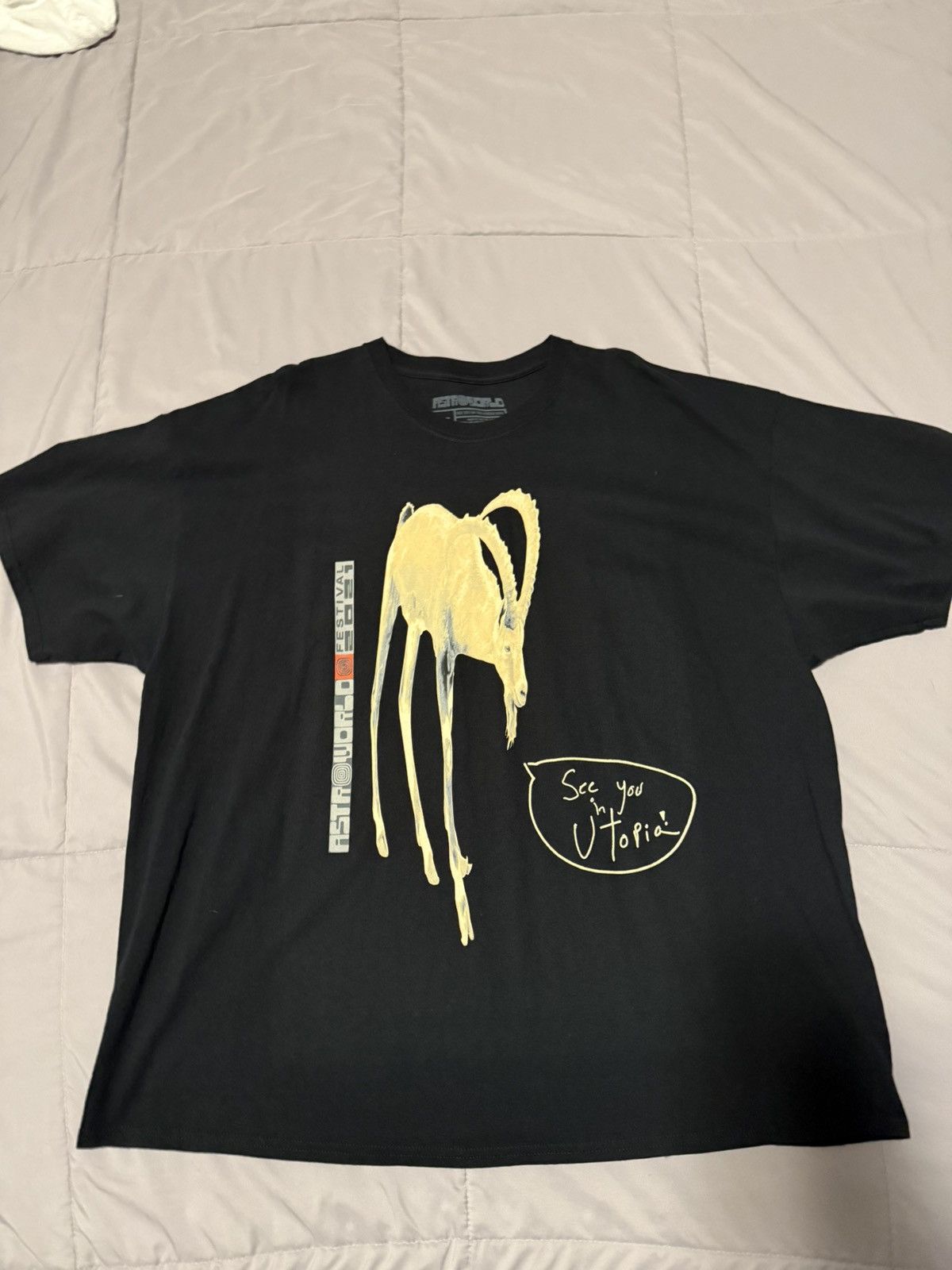 Travis Scott AstroWorld Utopia Goat Tee Size US XL / EU 56 / 4 - 1 Thumbnail