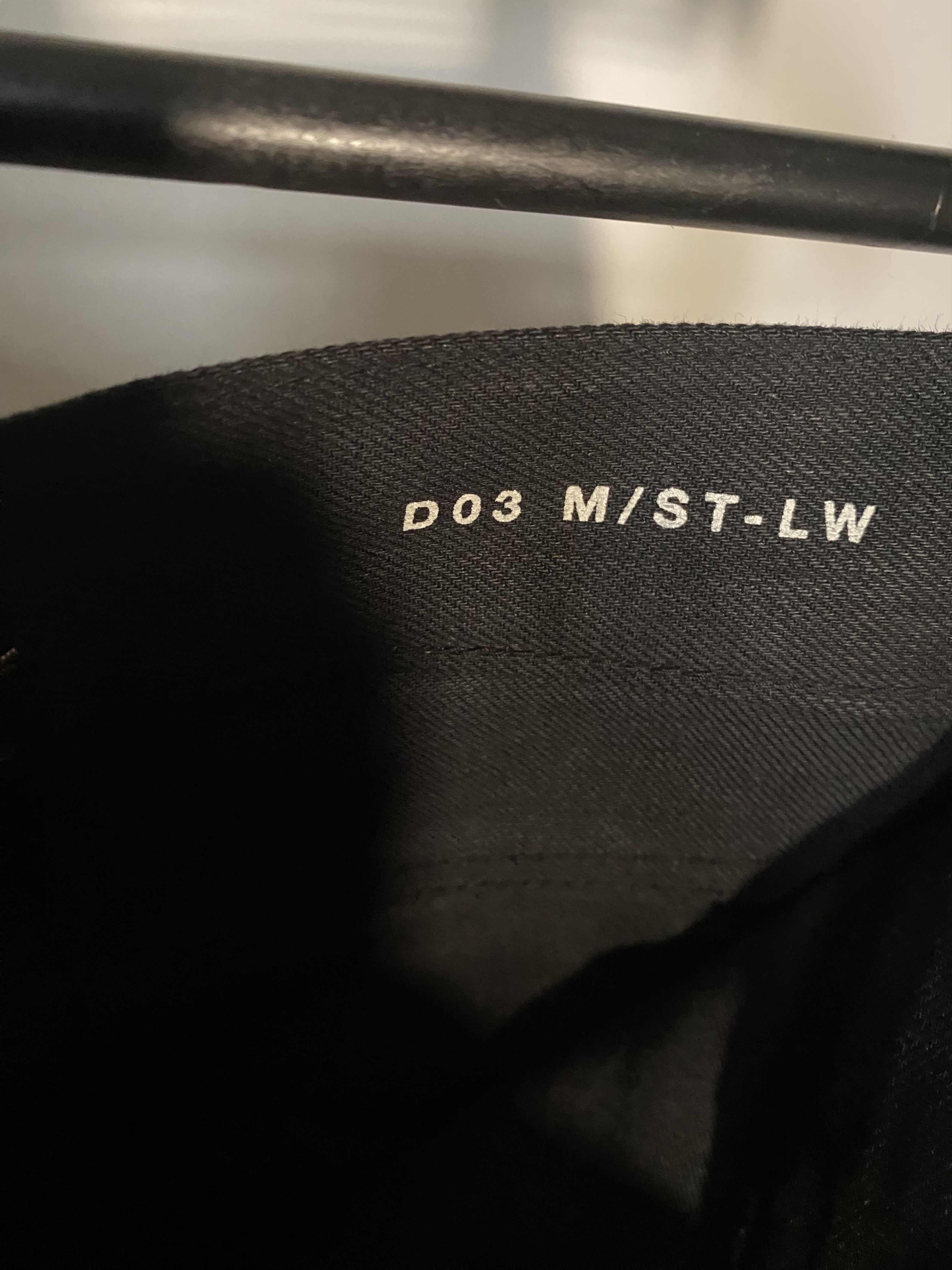 2015 Hedi slimane D03 M/ST-LW Black, view 4