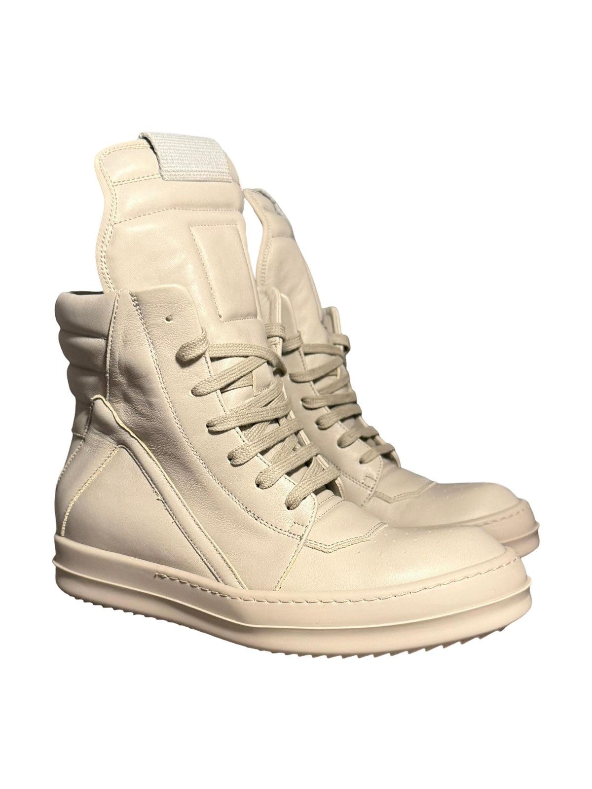 Rick Owens Rick Owens Mainline “Geobasket” Full Grey Size US 8 / IT 38 - 1 Thumbnail