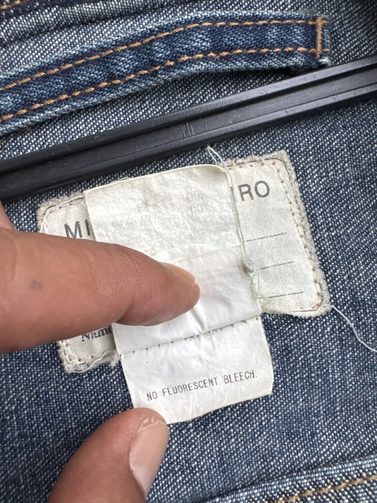 Maison MIHARA YASUHIRO Miharayasuhiro hybrid Denim Trucker Bondage Oversized Sleeve Size US M / EU 48-50 / 2 - 20 Thumbnail