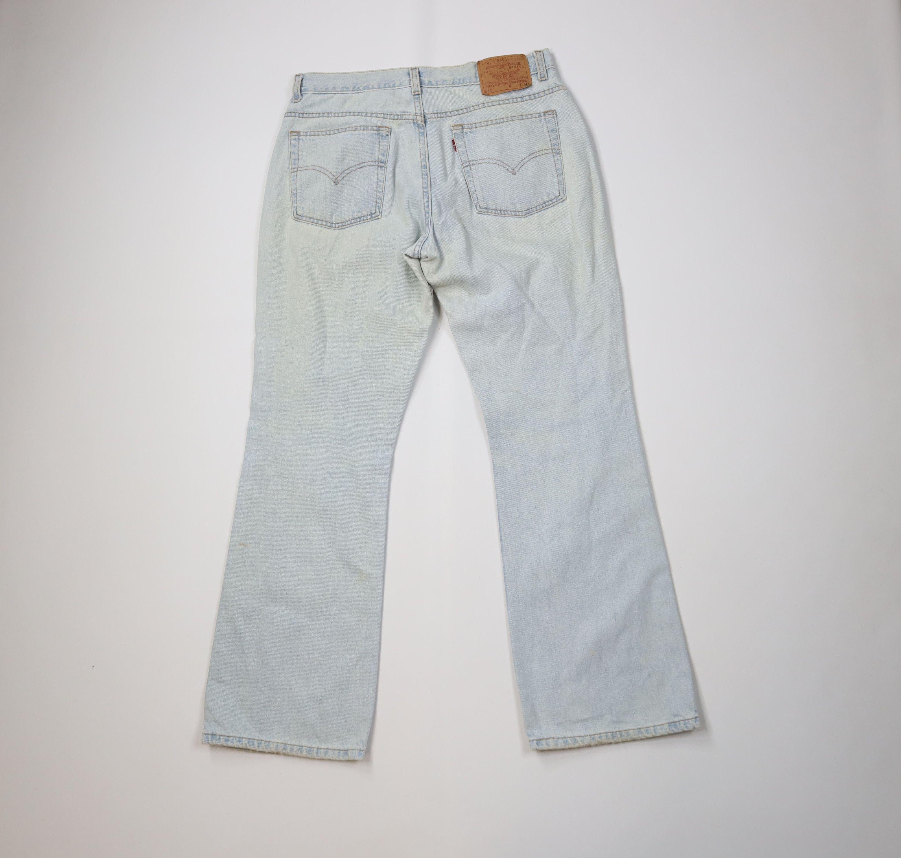 Levi's Vintage 90s Levis 515 Lower Rise Bootcut Wide Leg Jeans USA Size 34" / US 12 / IT 48 - 12 Thumbnail