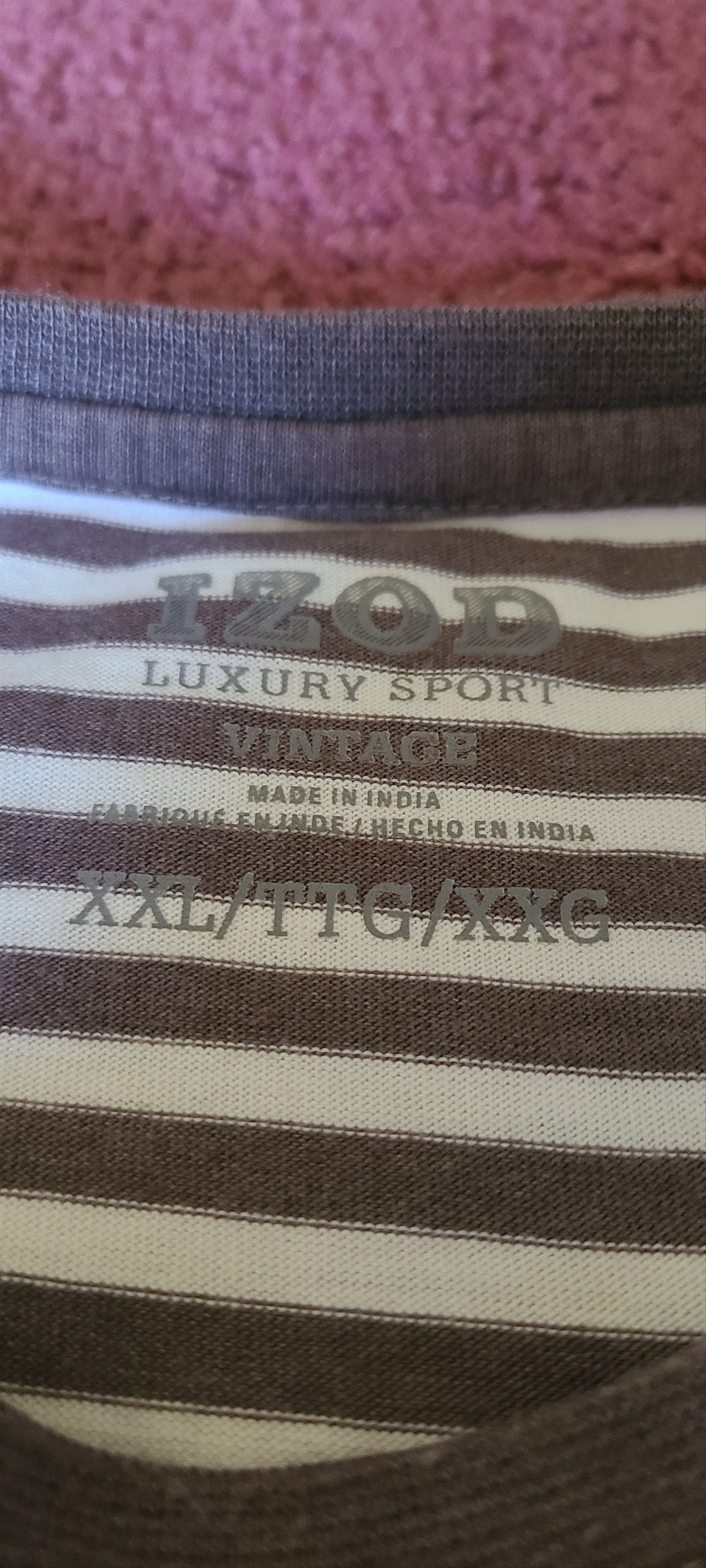 Izod Izod stripped t shirt Size US XXL / EU 58 / 5 - 3 Thumbnail