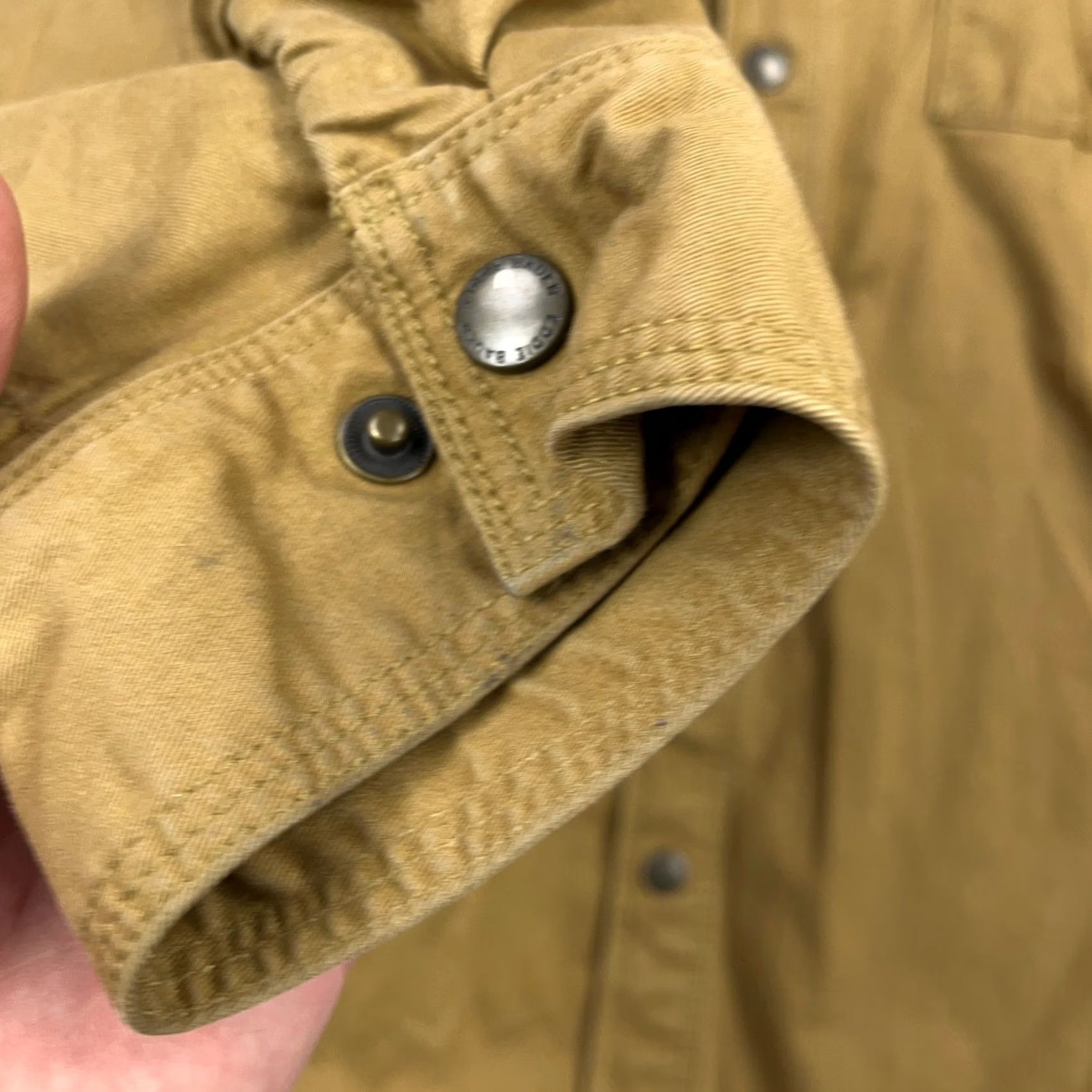 Eddie Bauer Eddie Bauer Shacket Men XL Brown Twill Fleece Lined Over Shirt Jacket Work Camp Size US XL / EU 56 / 4 - 5 Thumbnail