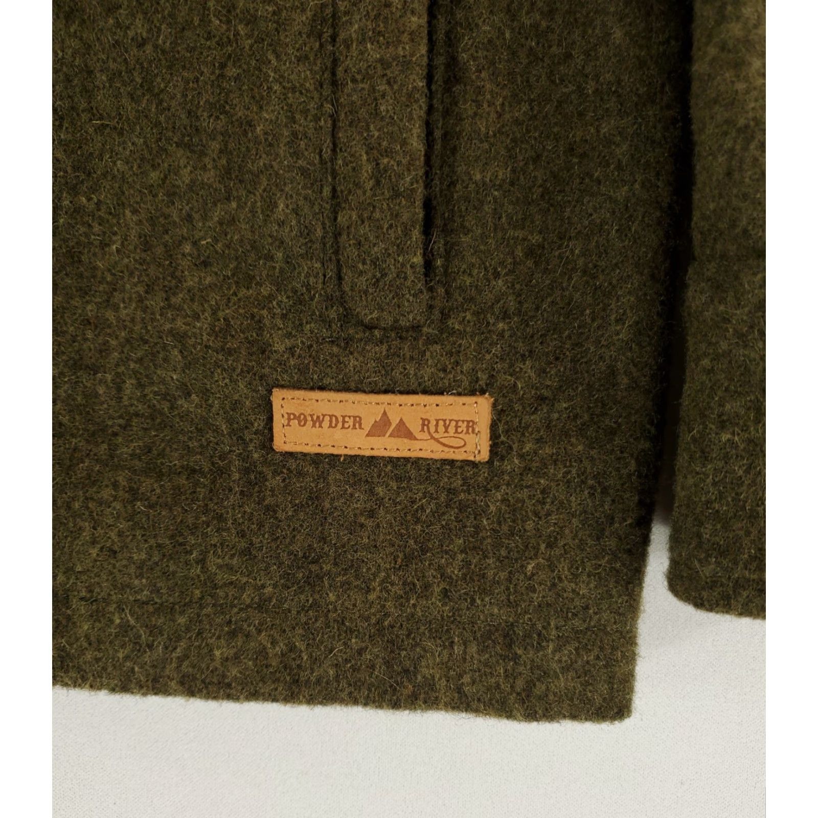Vintage Powder River Outfitters Panhandle Jacket Full Zip Green Wool Blend Mens M Bomber Jacket Size US M / EU 48-50 / 2 - 2 Thumbnail
