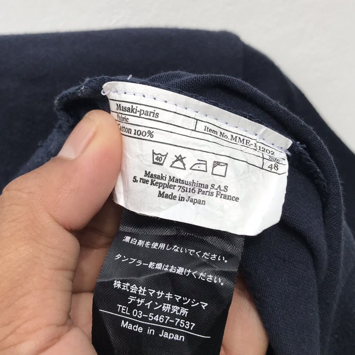 Vintage Masaki Matsushima Tee Masaki Matsushima Japanese Designers Size US S / EU 44-46 / 1 - 11 Thumbnail