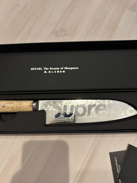 Supreme Supreme Miyabi Birchwood Santoku 7“ knife | Grailed