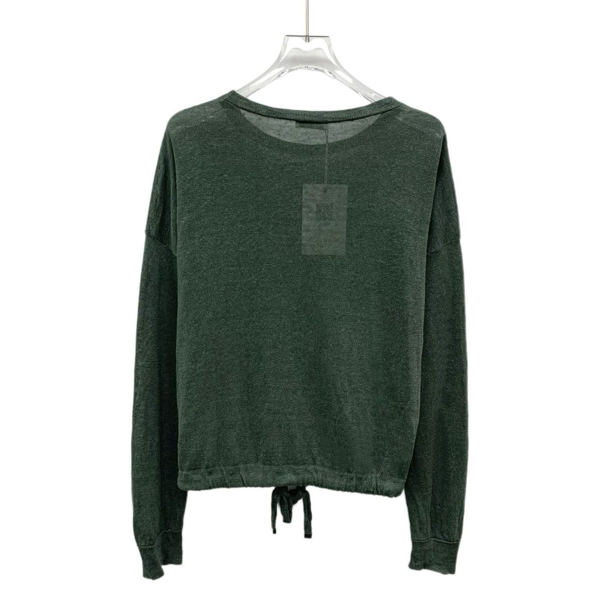 Brunello Cucinelli Brunello Cucinelli Dark Green Long Sleeve Knit Sweater K26WX Size XS / US 0-2 / IT 36-38 - 2 Thumbnail