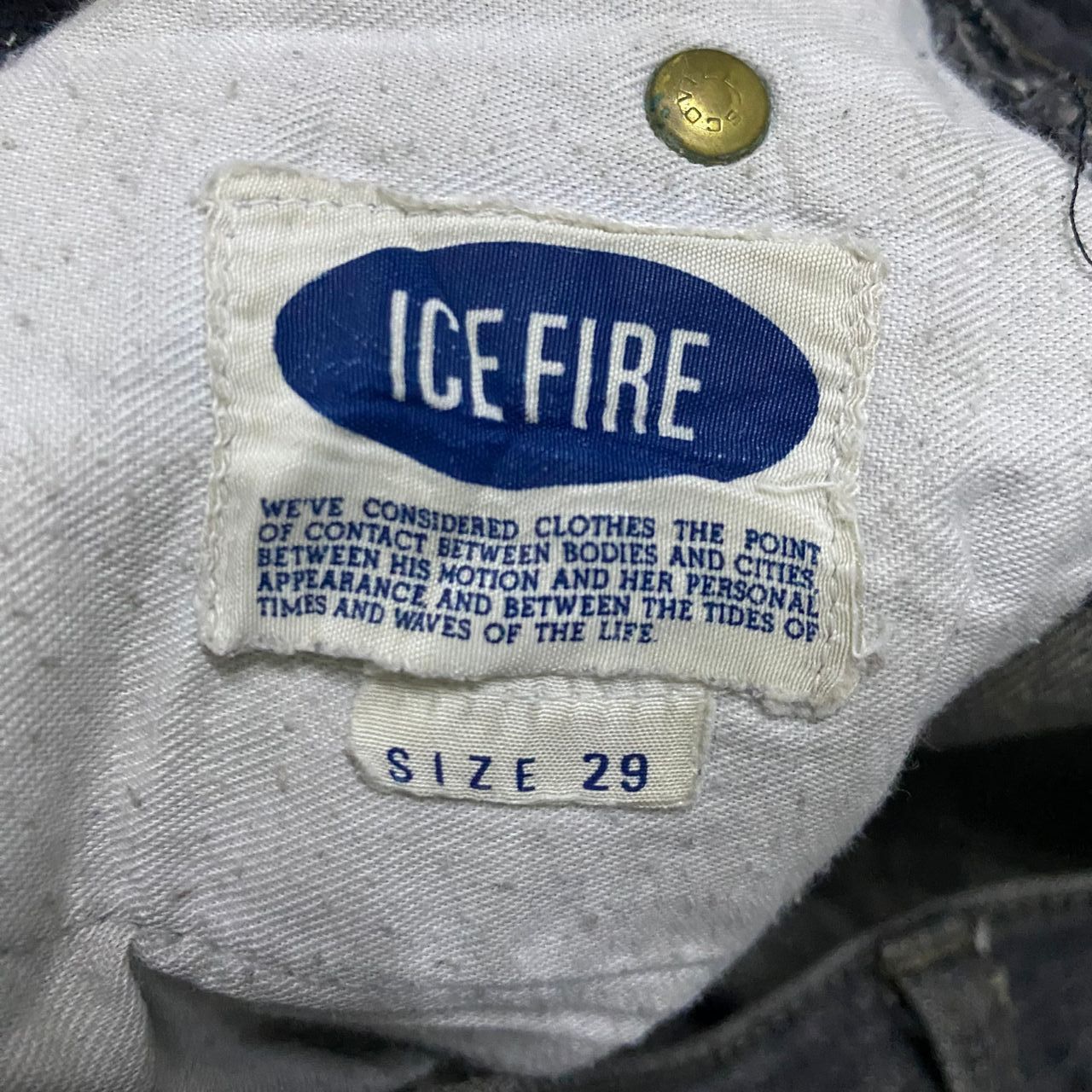 If Six Was Nine 💥Best Offer💥 Ice Fire Part Of Their LifeDistressed Denim Size US 29 - 19 Thumbnail