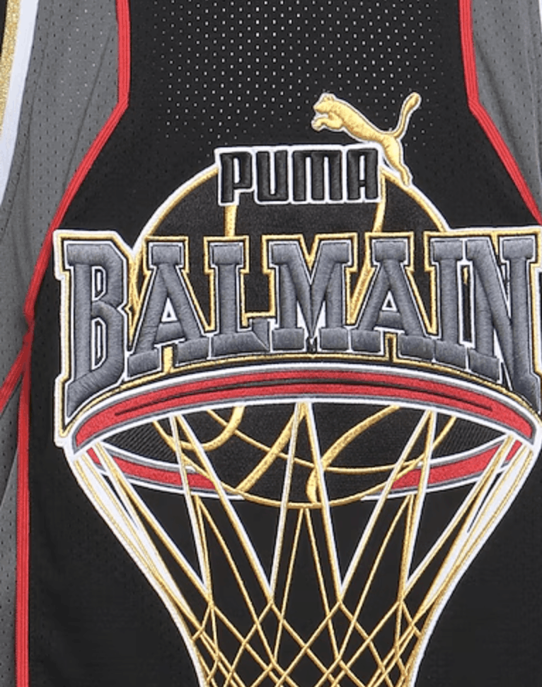 Balmain × Puma Limited Edition Balmain x Puma Sleeveless Basketball Jersey Size US XL / EU 56 / 4 - 4 Thumbnail