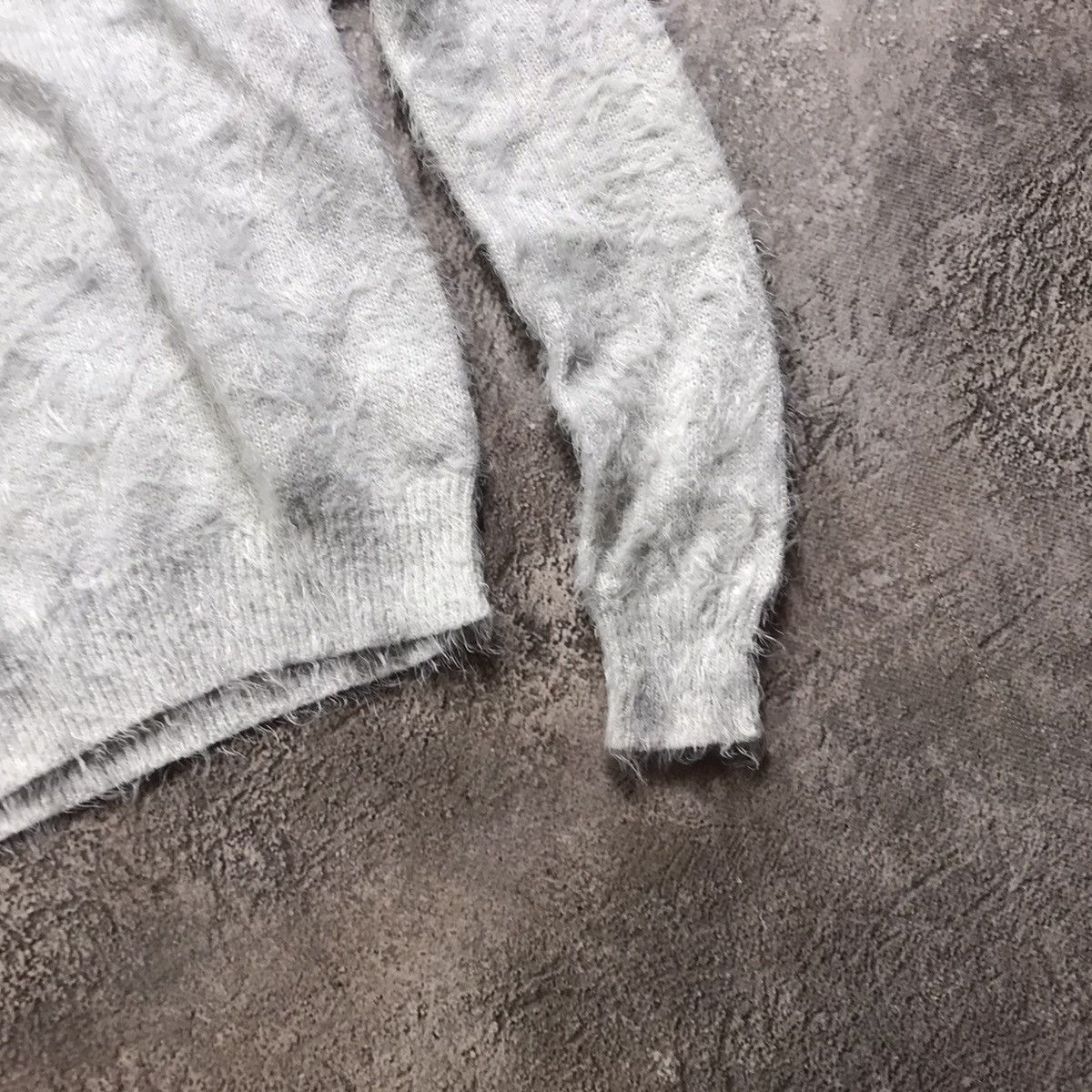 Japanese Brand Vintage Y2K ABSTRACT MOHAIR SWEATER Knitted Oversized 90s Size M / US 6-8 / IT 42-44 - 5 Thumbnail