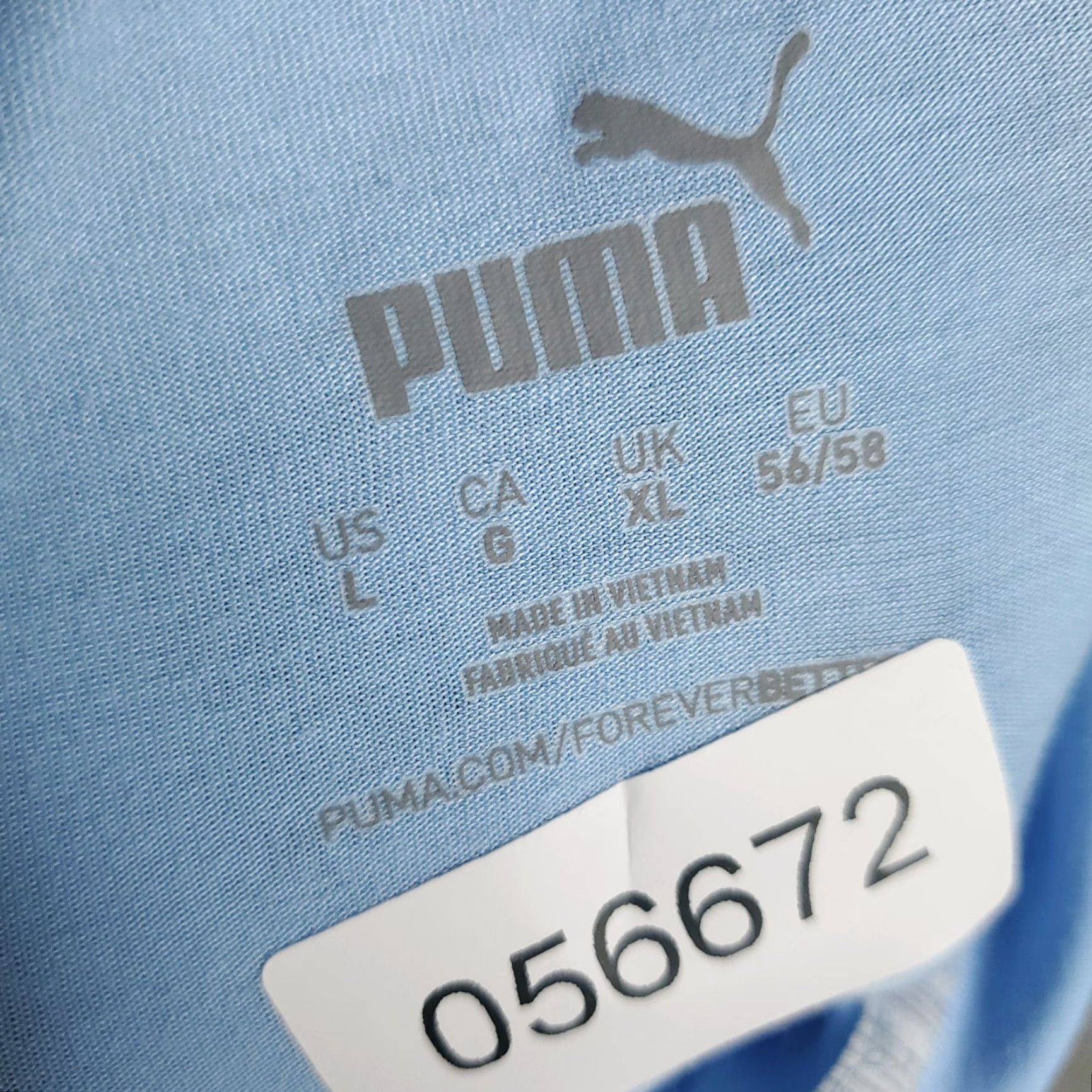 Puma PUMA Golf Polo Shirt Mens Size L Blue Cotton Short Sleeve Casual Polo Adult Regular Fit Sports Wear Size US L / EU 52-54 / 3 - 8 Thumbnail