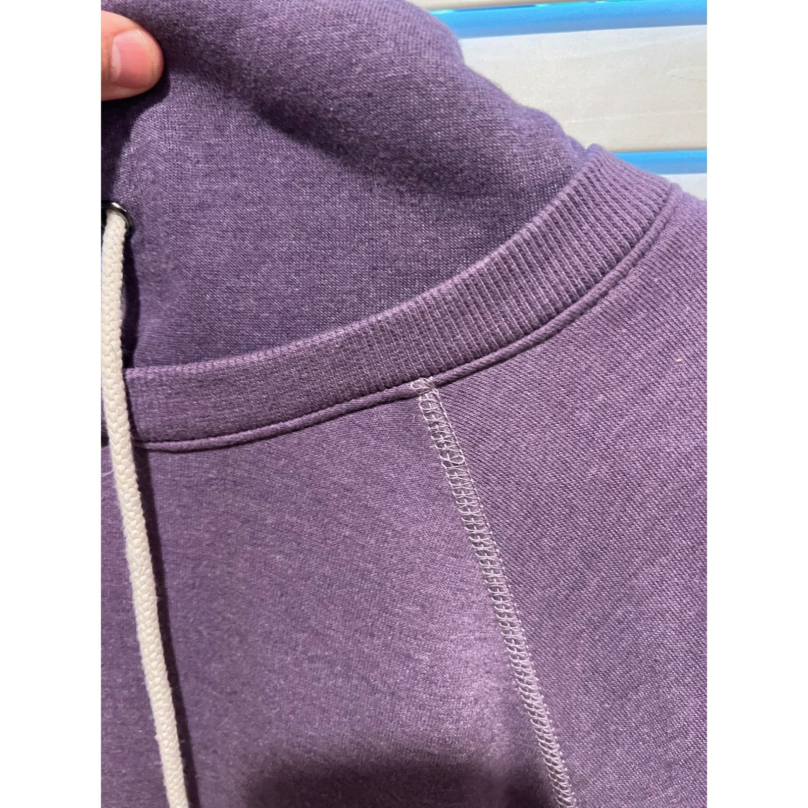 Homage Homage Fleece Lined Purple Pullover Hoodie Sweatshirt Mens X Size US XL / EU 56 / 4 - 2 Thumbnail