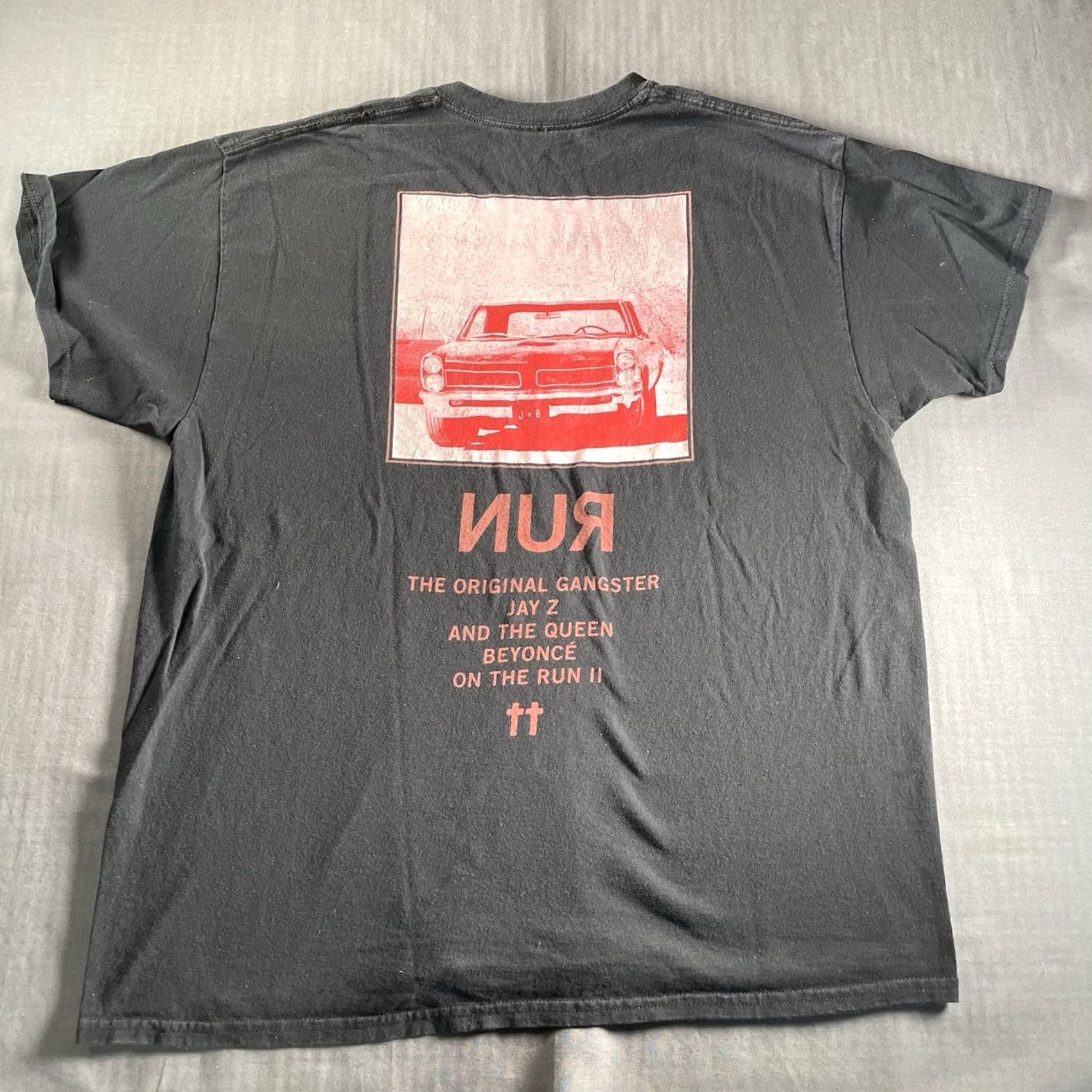 Vintage VINTAGE Beyonce Jay Z OTR 2 Shirt Mens XL black Retro Gangster Hype Rare black Size US XL / EU 56 / 4 - 5 Thumbnail