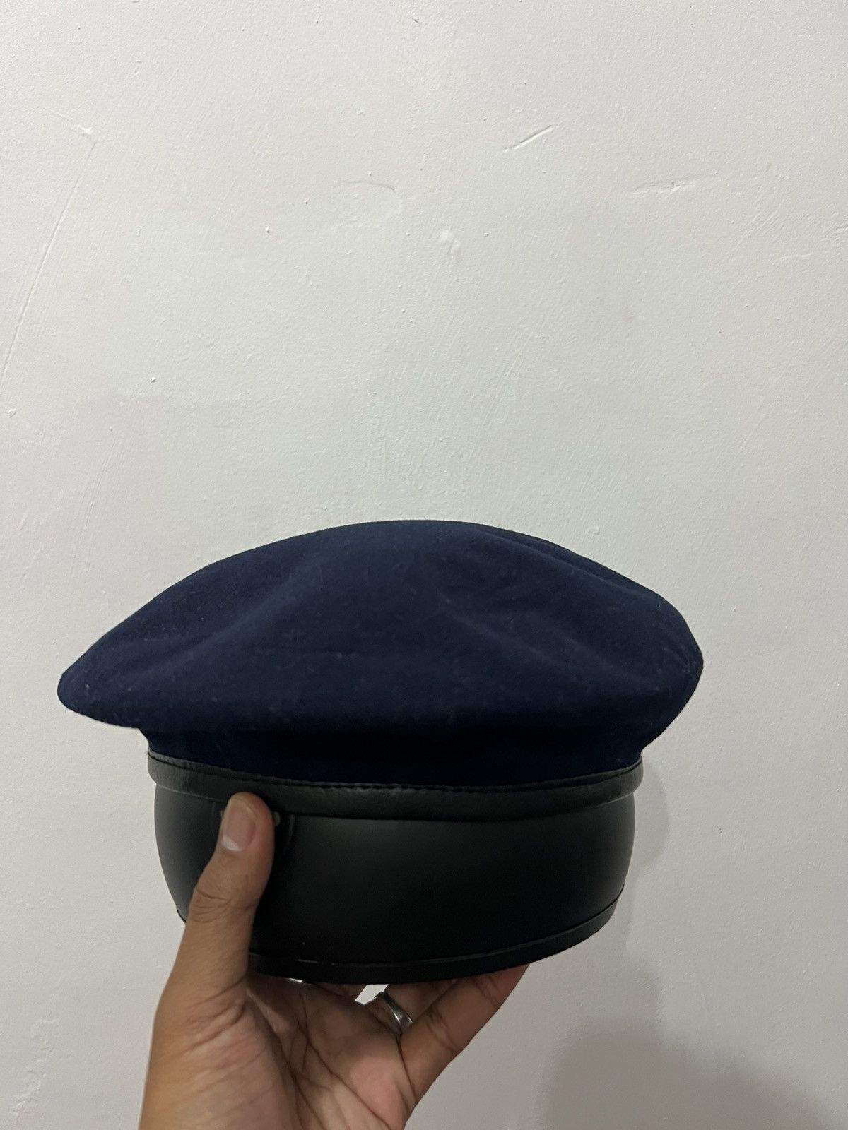Barrett Top Beret Wool Indigo Vintage Size ONE SIZE - 2 Thumbnail