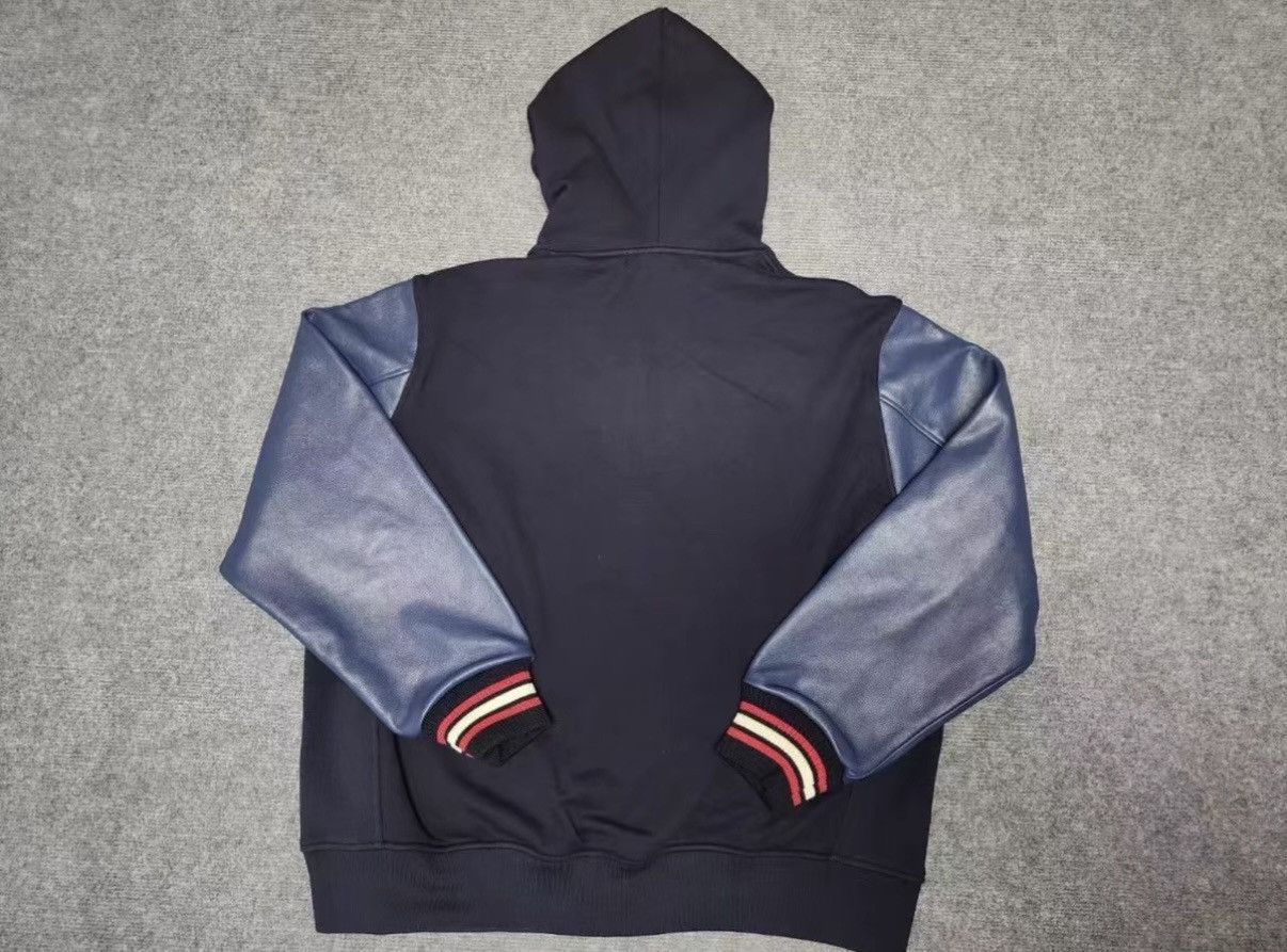 Billionaire Boys Club Billionaire Boys Club BBC Leather Sleeve Zip Hoodie Size US XXL / EU 58 / 5 - 4 Thumbnail