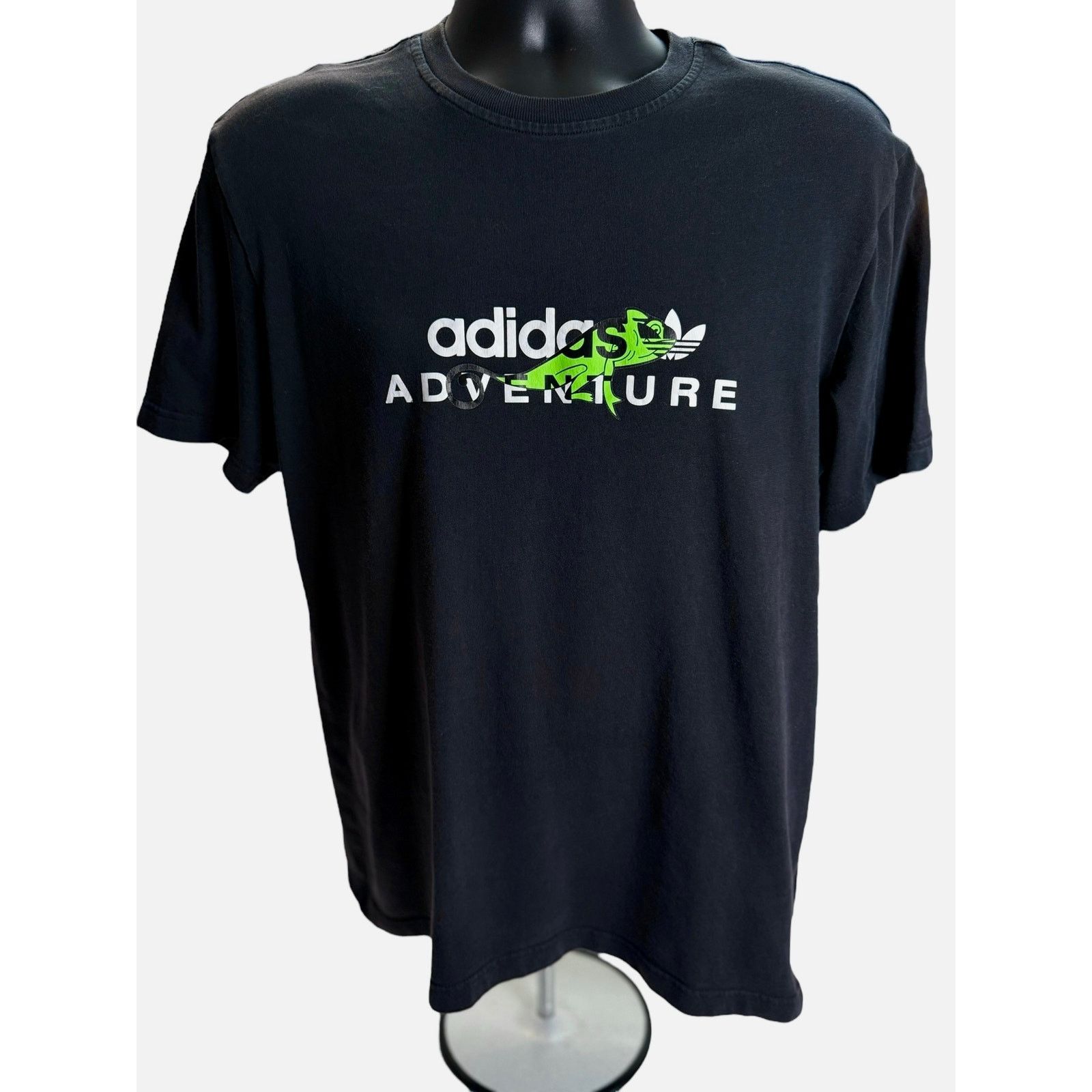 Adidas Adidas Adventure Lizard Graphic Tee Black Men’s Medium Size US M / EU 48-50 / 2 - 1 Thumbnail