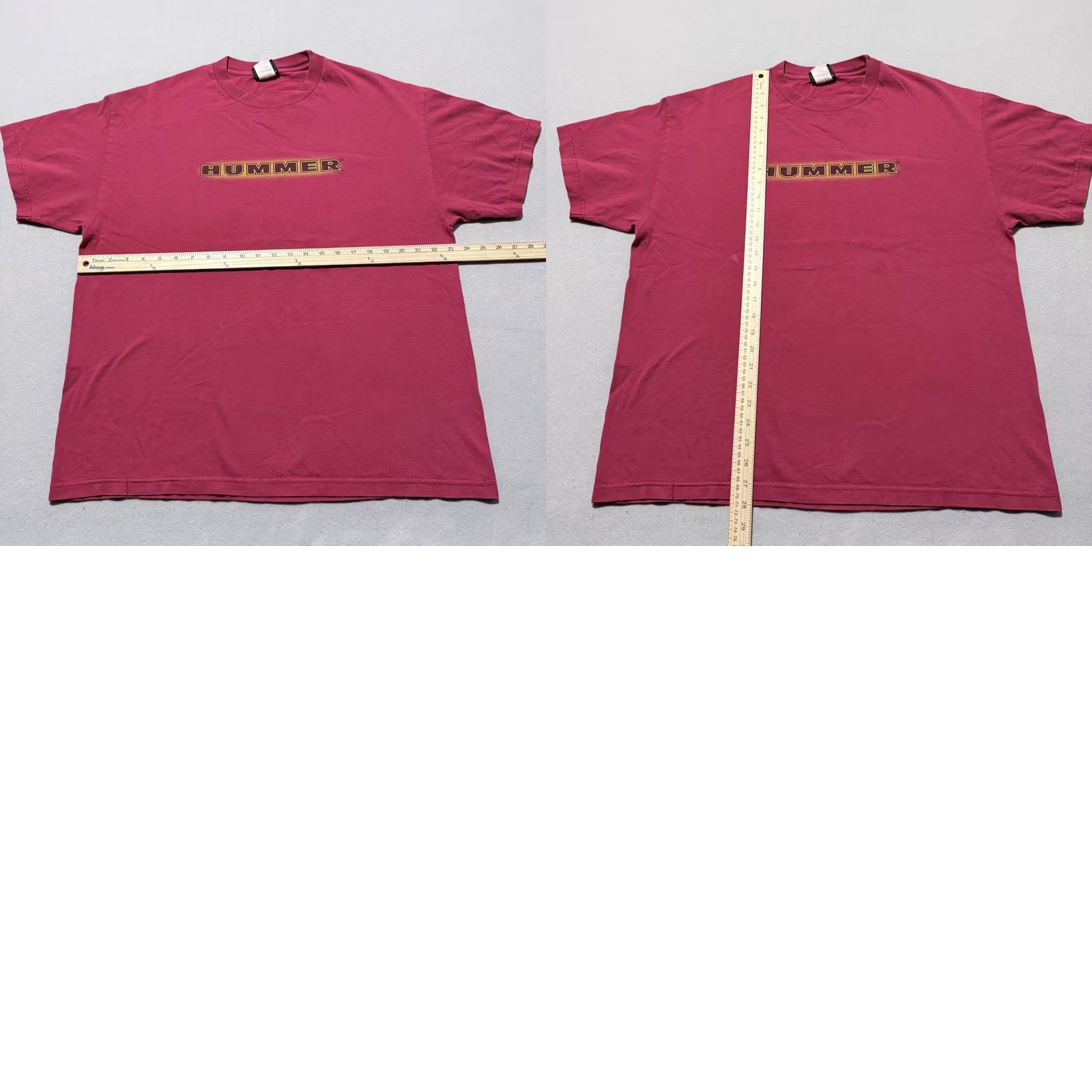 FRED Hummer H2 T-Shirt Maroon Graphic Crew Neck XL Men Vintage No N/A Size US XL / EU 56 / 4 - 8 Thumbnail