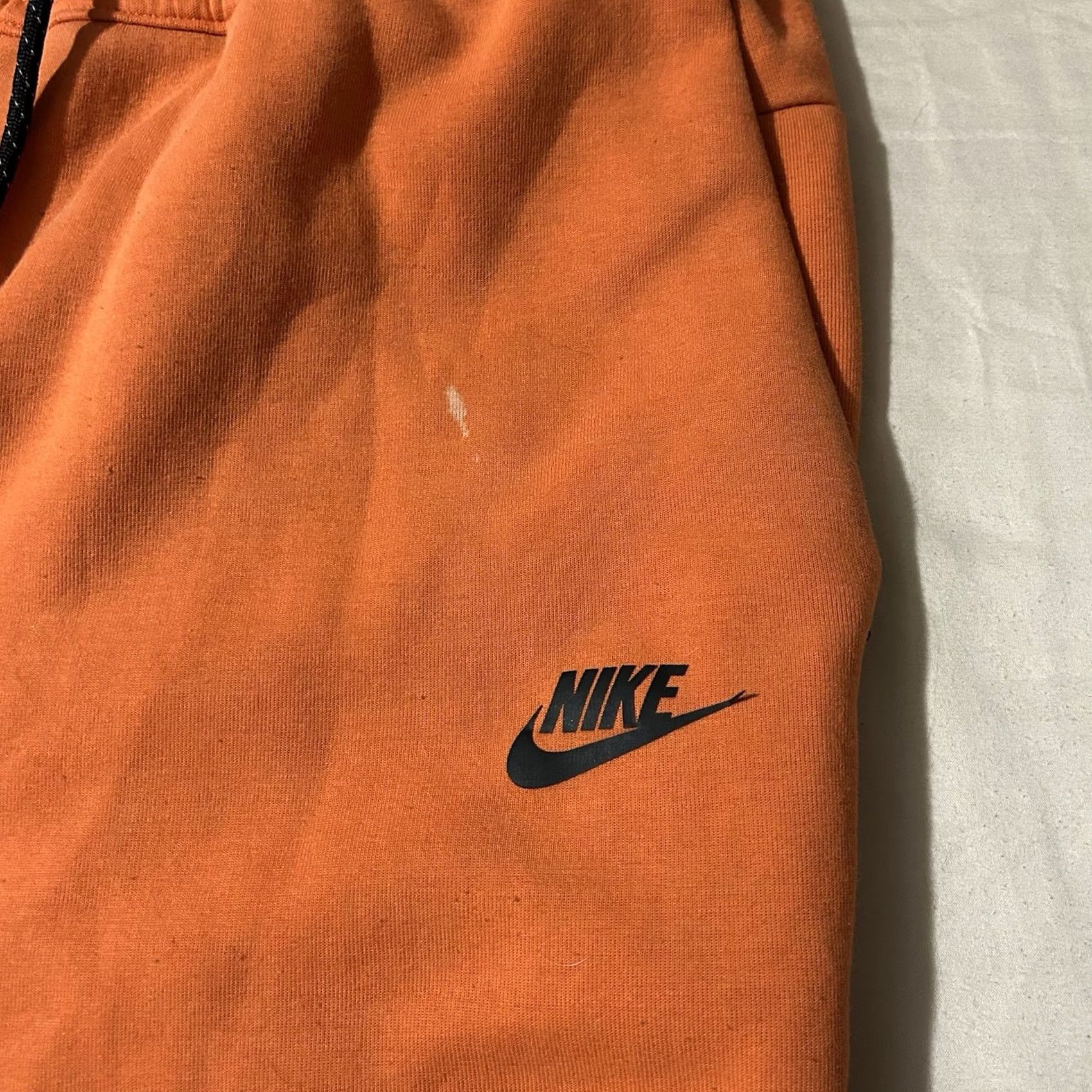 Nike Nike Tech Fleece Jogger Sweatpants Men Orange L Size US 33 - 2 Thumbnail