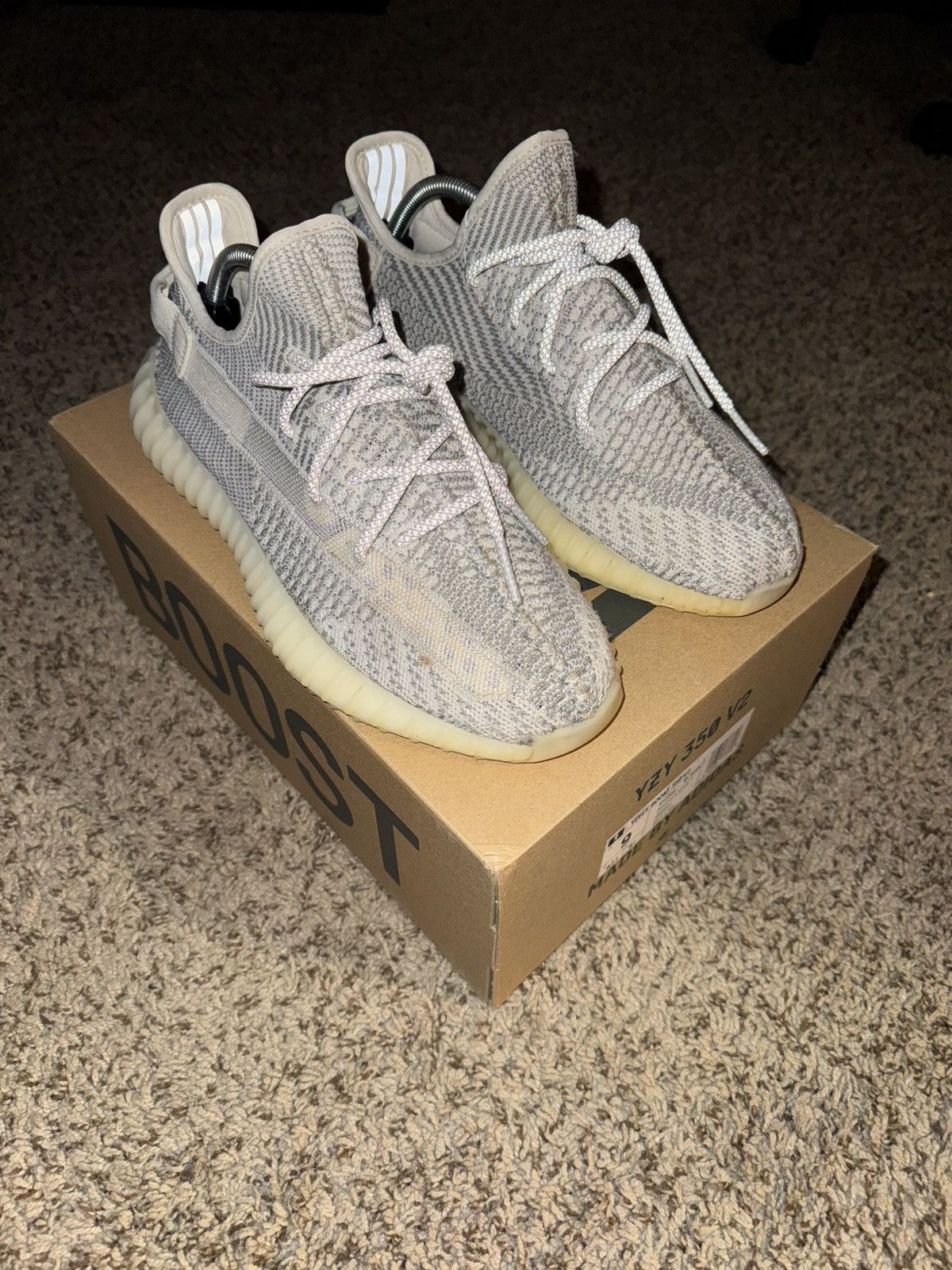Adidas × Yeezy Adidas Yeezy Boost 350 V2 “Static” Size US 9 / EU 42 - 1 Thumbnail