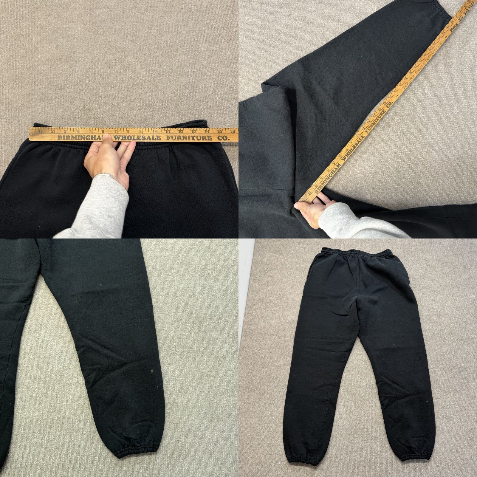 Russell Athletic VINTAGE Russell Athletic Sweatpants Mens XL Black 90s Pockets USA Made Size US 36 / EU 52 - 8 Thumbnail