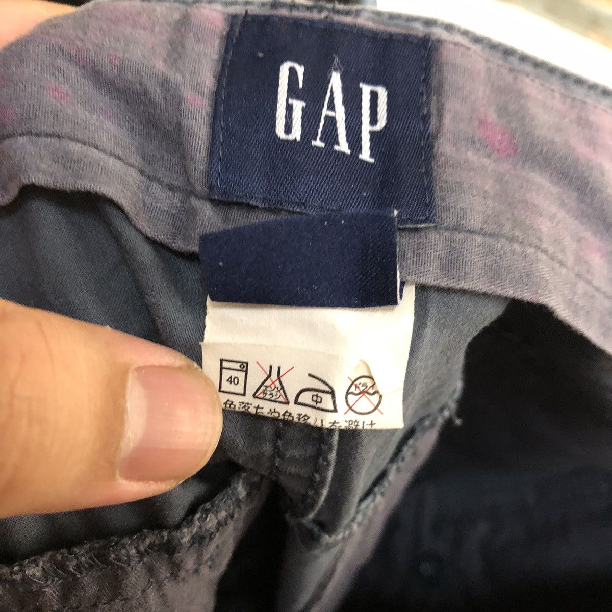 Gap × Vintage Gap faded Blue vintage Pants #A2416 Size US 30 / EU 46 - 18 Thumbnail