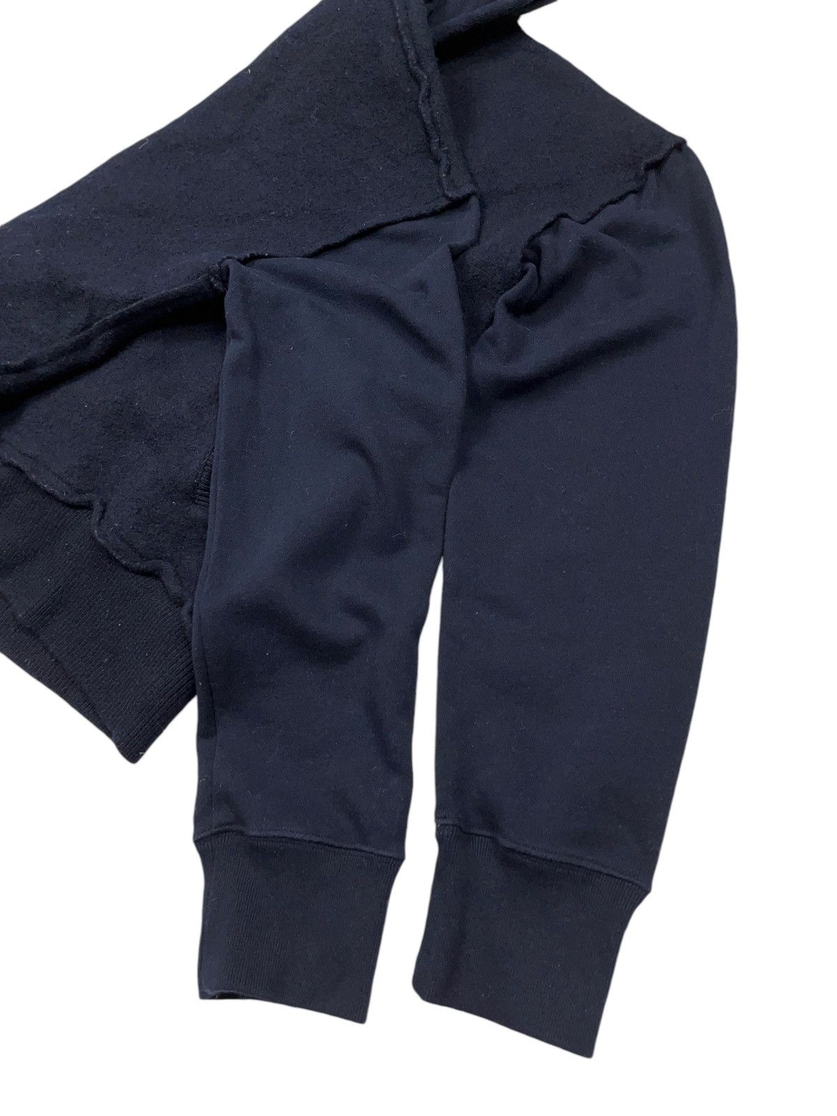 Allsaints AllSaints Wool Hoodie Boxy Fit Nelda Navy Blue Size US M / EU 48-50 / 2 - 7 Thumbnail