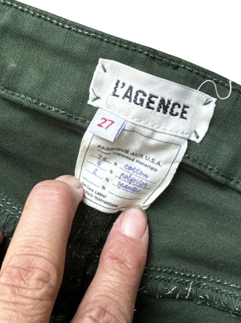 L'AGENCE L'Agence Margot Coated High Rise Ankle Skinny Jeans 27 Size 27" / US 4 / IT 40 - 3 Thumbnail