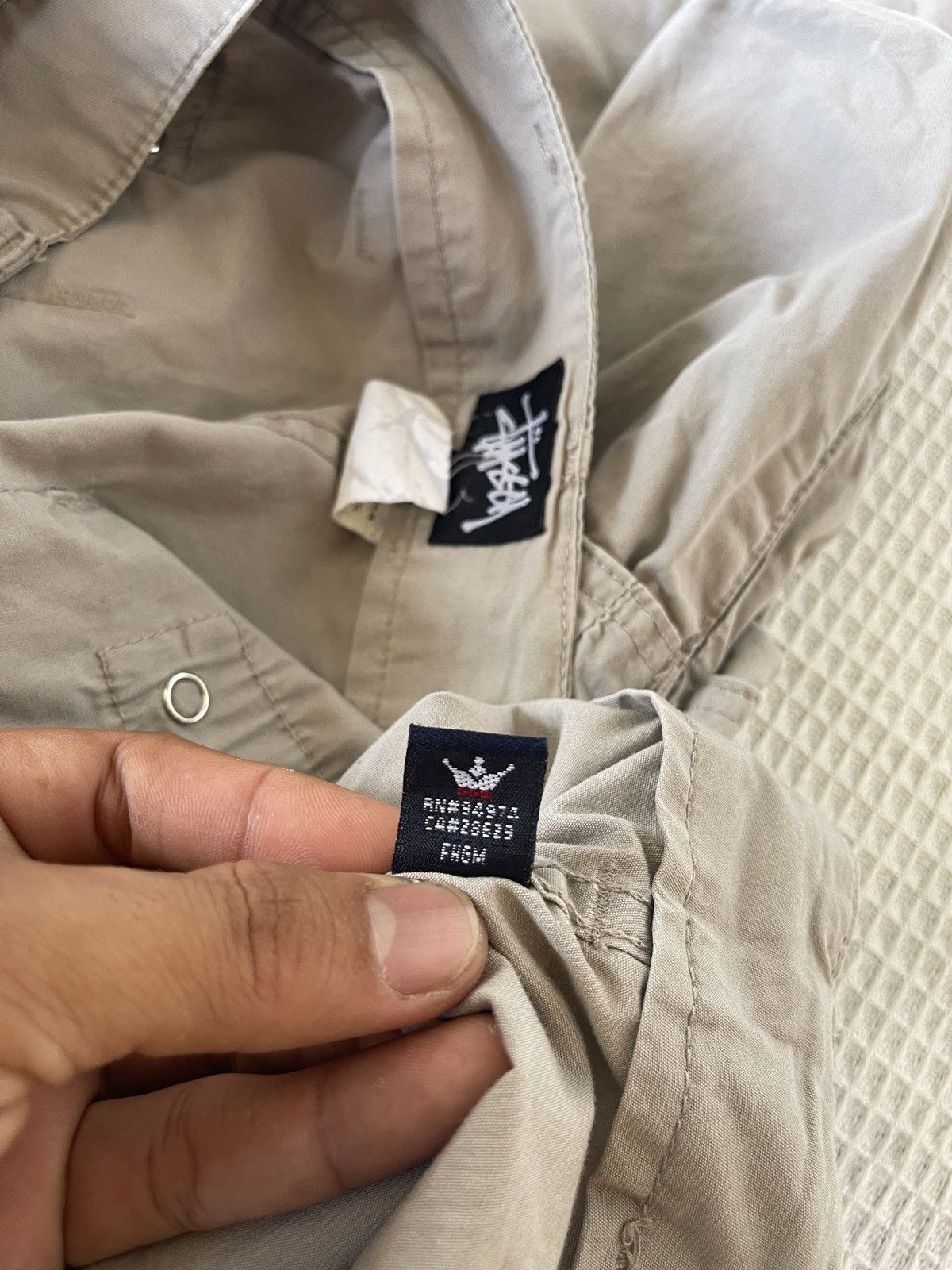 Stussy Vintage 90s 🔥STUSSY🔥3D Pocket Cargo Short Pants Size US 34 / EU 50 - 11 Thumbnail