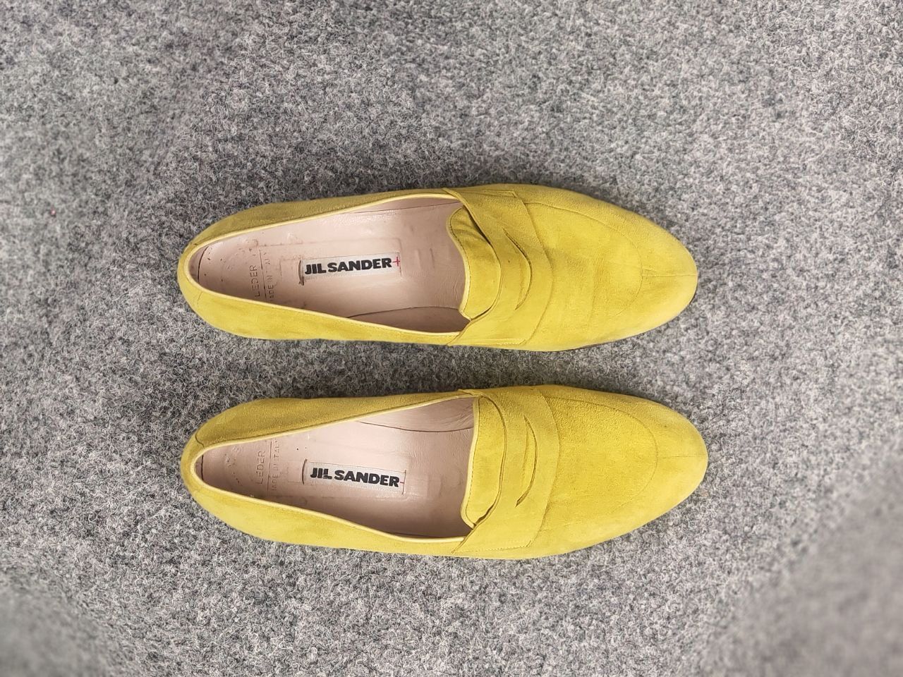 Jil Sander Jil Sander Italy Design mustard Leather suede loafers Shoes Size US 9 / IT 39 - 3 Thumbnail