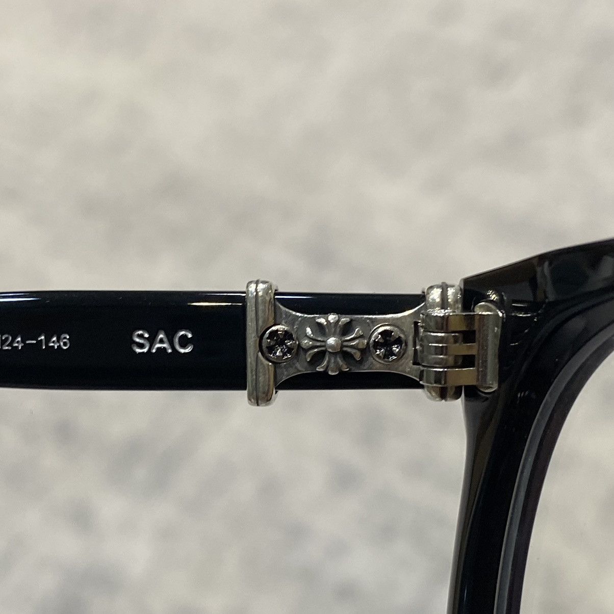 Chrome Hearts Chrome Hearts SAC BK/SS Glasses Size ONE SIZE - 9 Thumbnail