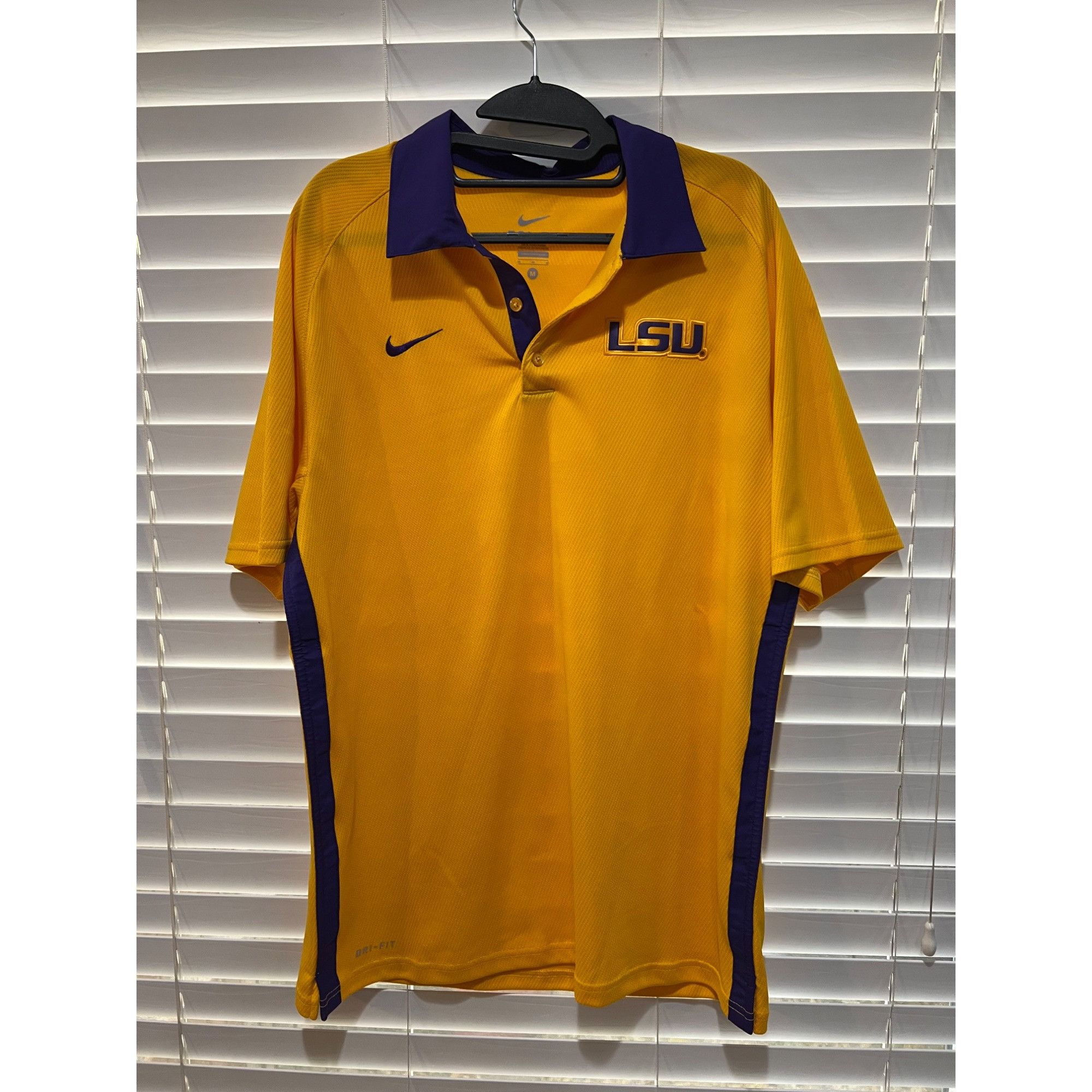 Nike Nike LSU Tigers Polo Shirt - Size M Size US M / EU 48-50 / 2 - 1 Thumbnail