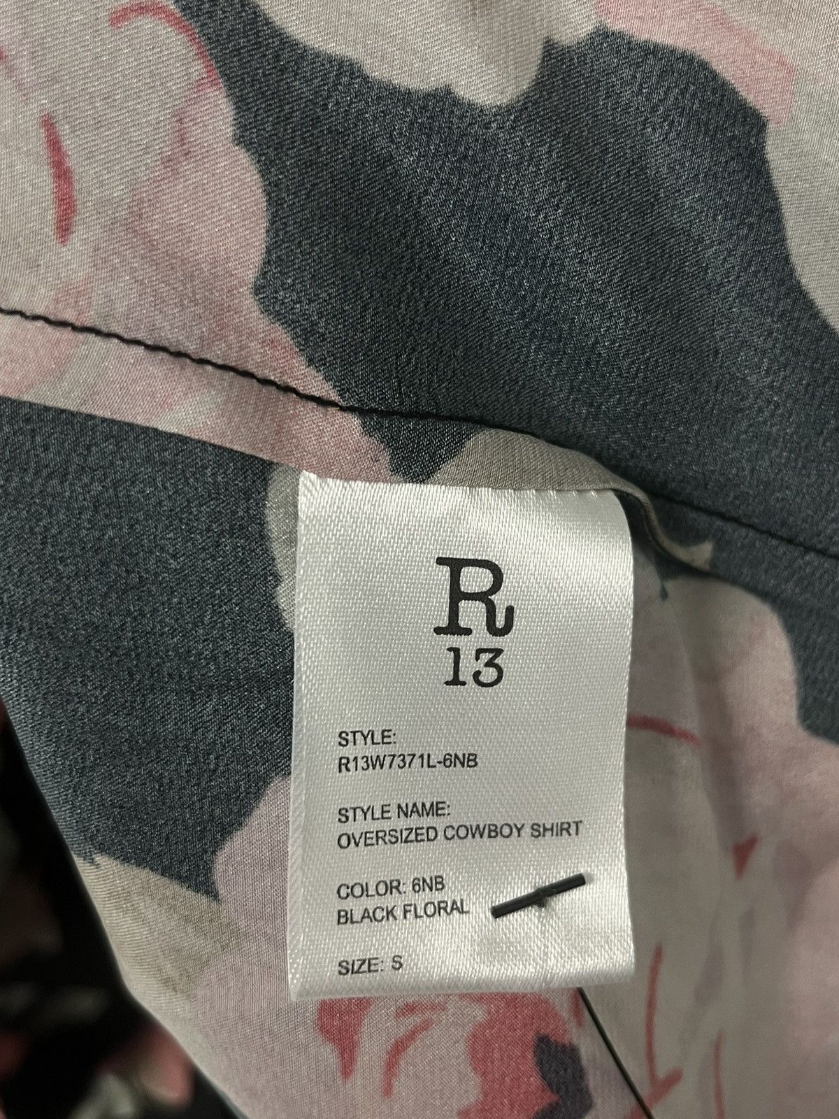 R13 Oversized Cowboy Shirt Size US S / EU 44-46 / 1 - 11 Thumbnail