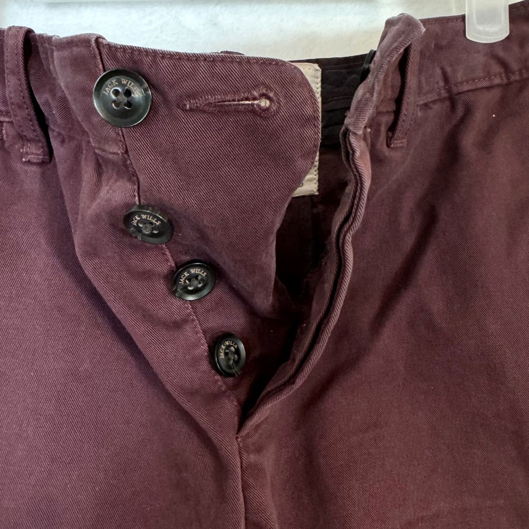 Jack Wills Jack Wills Jeans Men’s 30R Red Skinny 100% Cotton Button-Front Coin Pockets Jeans Size US 30 / EU 46 - 5 Thumbnail