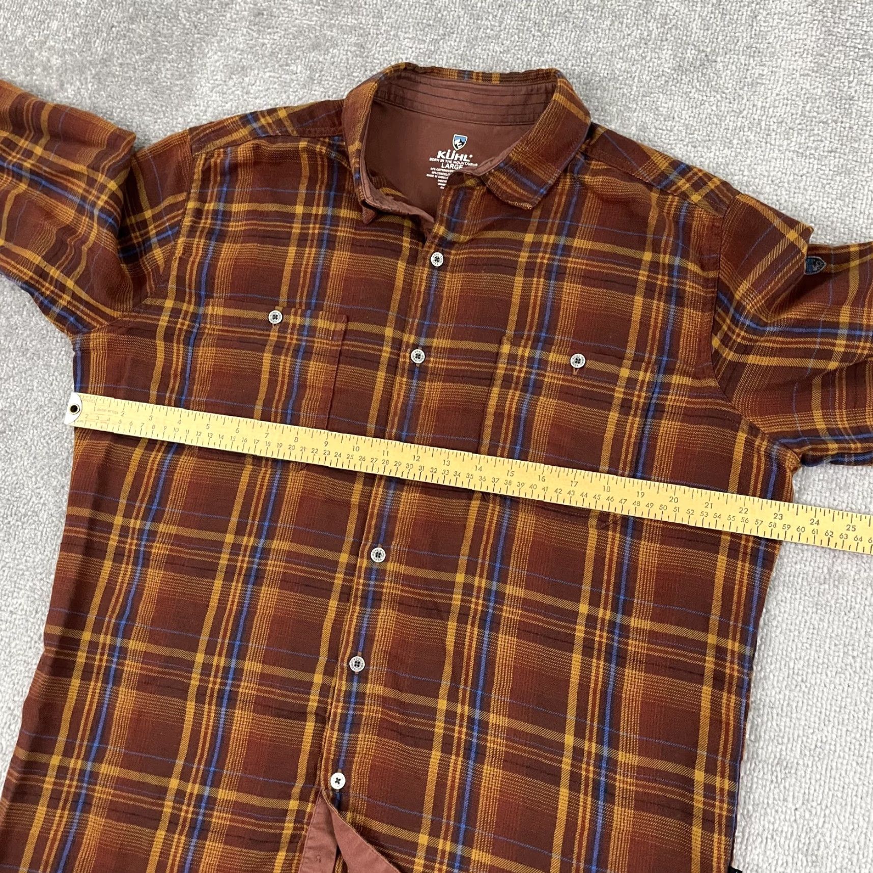Vintage VINTAGE Kuhl Men’s Flannel Shirt Large Brown Plaid Outdoor Hiking Camping Casual Size US L / EU 52-54 / 3 - 7 Thumbnail